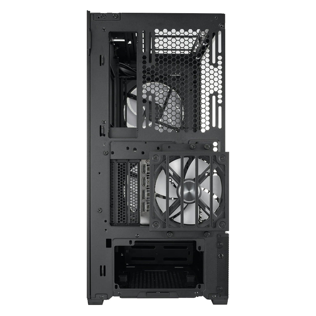 LIAN LI LANCOOL 207 Compact ATX RGB Gaming Computer Case, Airflow Optimized Mesh Panels Tower Chassis w/ 2x140mm ARGB,2x120mm PWM Fans Pre-Installed, USB Type-C Port, Tempered Glass Side Panel (Black)