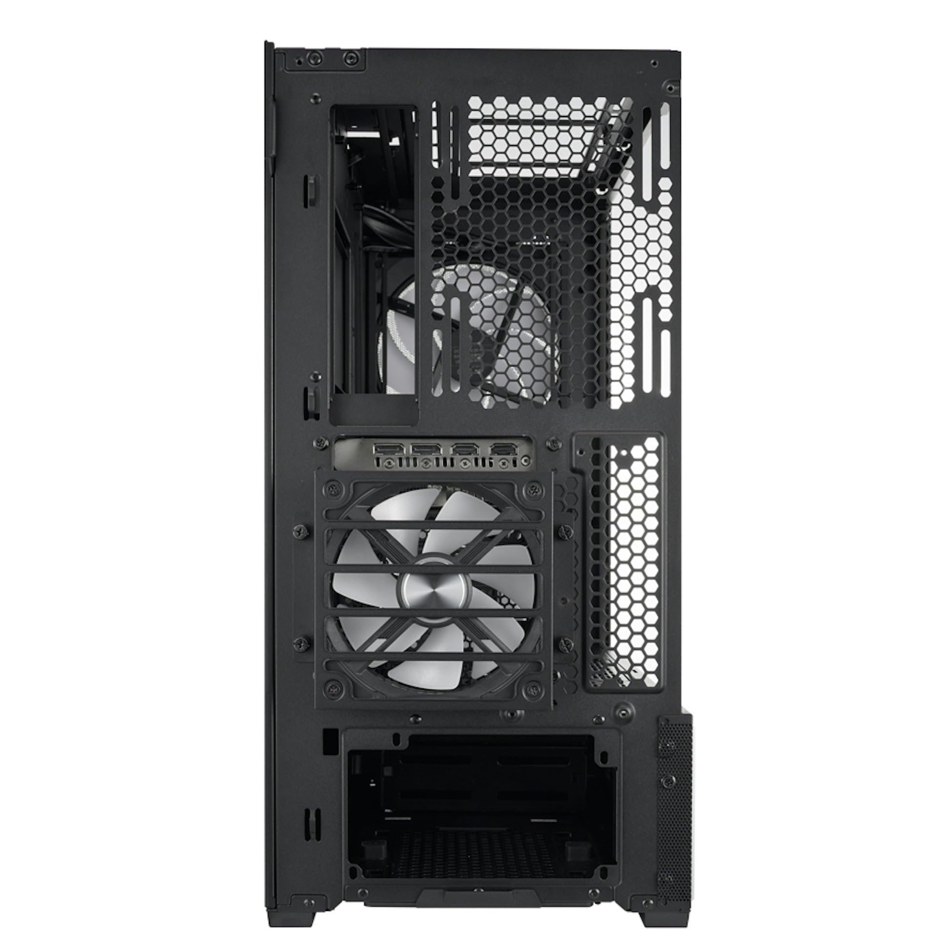 LIAN LI LANCOOL 207 Compact ATX RGB Gaming Computer Case, Airflow Optimized Mesh Panels Tower Chassis w/ 2x140mm ARGB,2x120mm PWM Fans Pre-Installed, USB Type-C Port, Tempered Glass Side Panel (Black)