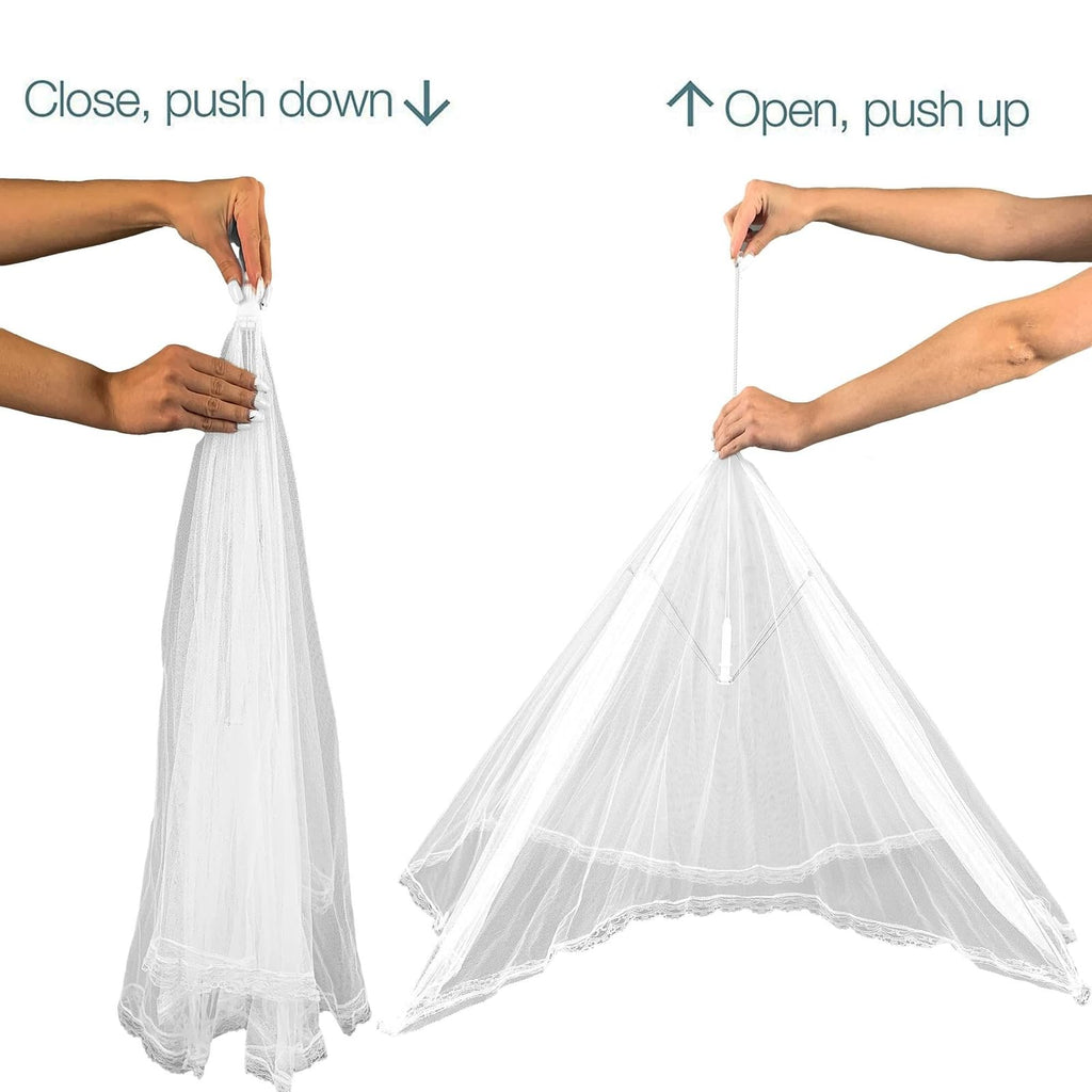 Simply Genius Mesh Food Covers - 12-Pack, 17in x 17in, White - Outdoor Kitchen & Picnic Accessories - Hosting Essentials for Glamping & Tailgating