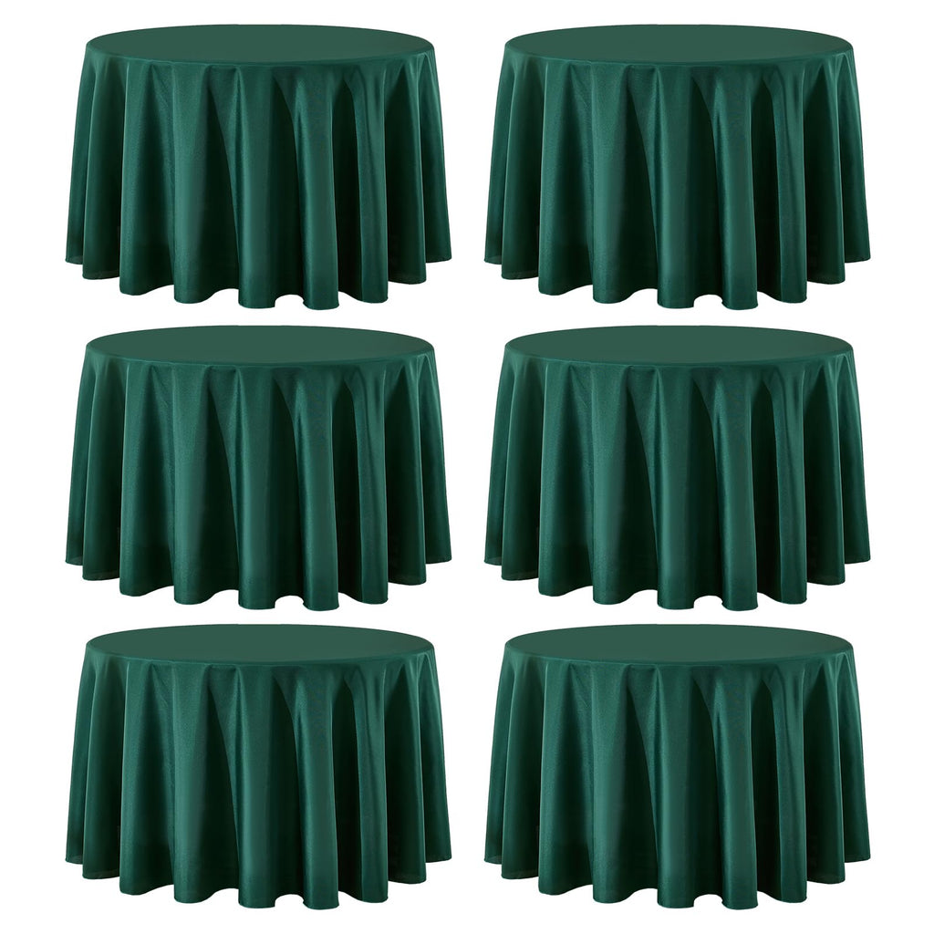 Round Tablecloth 2 Pack 90 Inch Black Tablecloths Washable Decorative Linen Polyester Table Clothes Cover for Dining Table Banquets Buffet Parties and Wedding