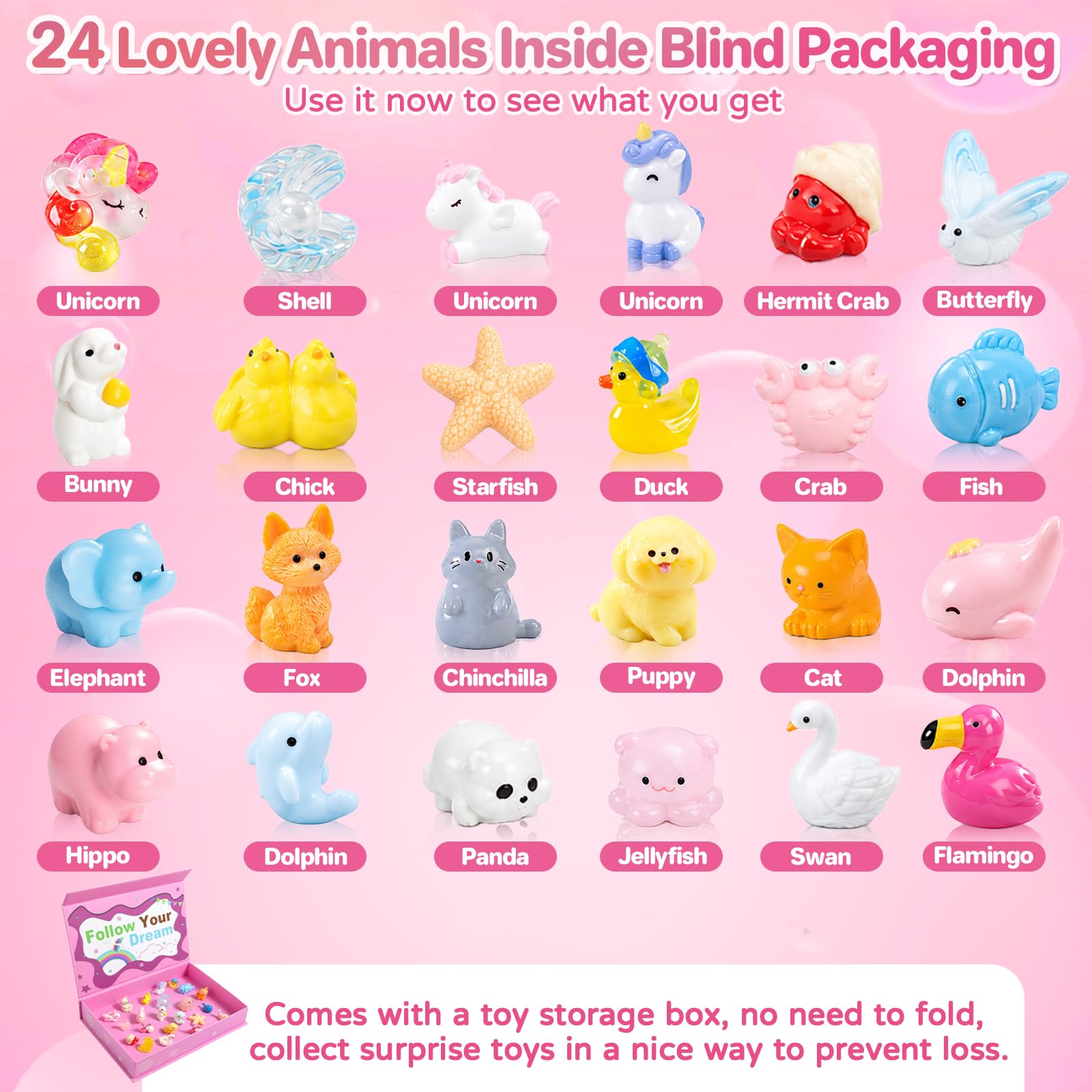 Bath Bombs for Kids with Surprise Inside, 24 Pack Kids Bath Bombs with Toys Inside Gift Set, Kid Bubble Bath Fizzy for Girls Boys with Bath Toys (Classic Edition)