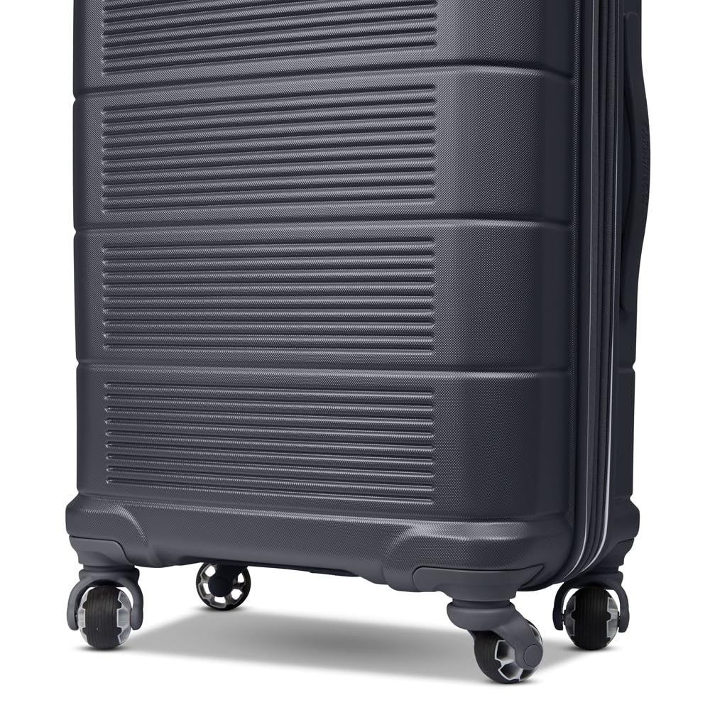 American Tourister Stratum 2.0 Expandable Hardside Luggage with Spinner Wheels, 2-Piece Set 20/28, Blue