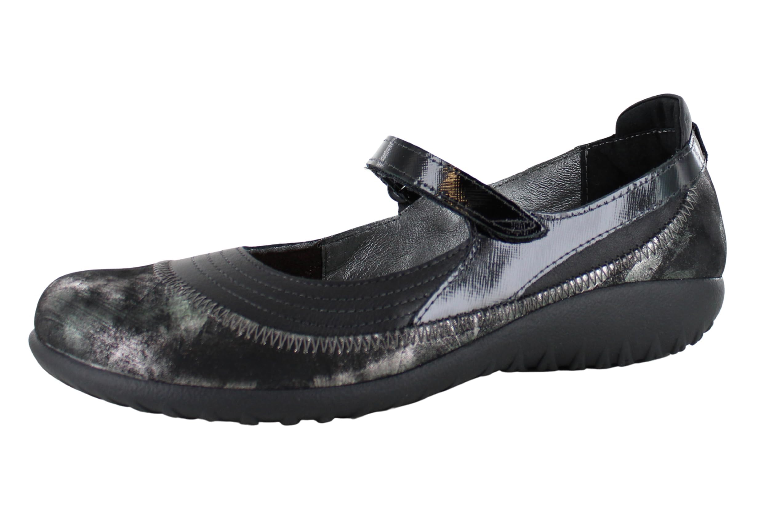 NAOT Footwear Women's Kirei Maryjane with Cork Footbed and Arch Comfort and Support - Lightweight and Perfect for Travel- Removable Footbed