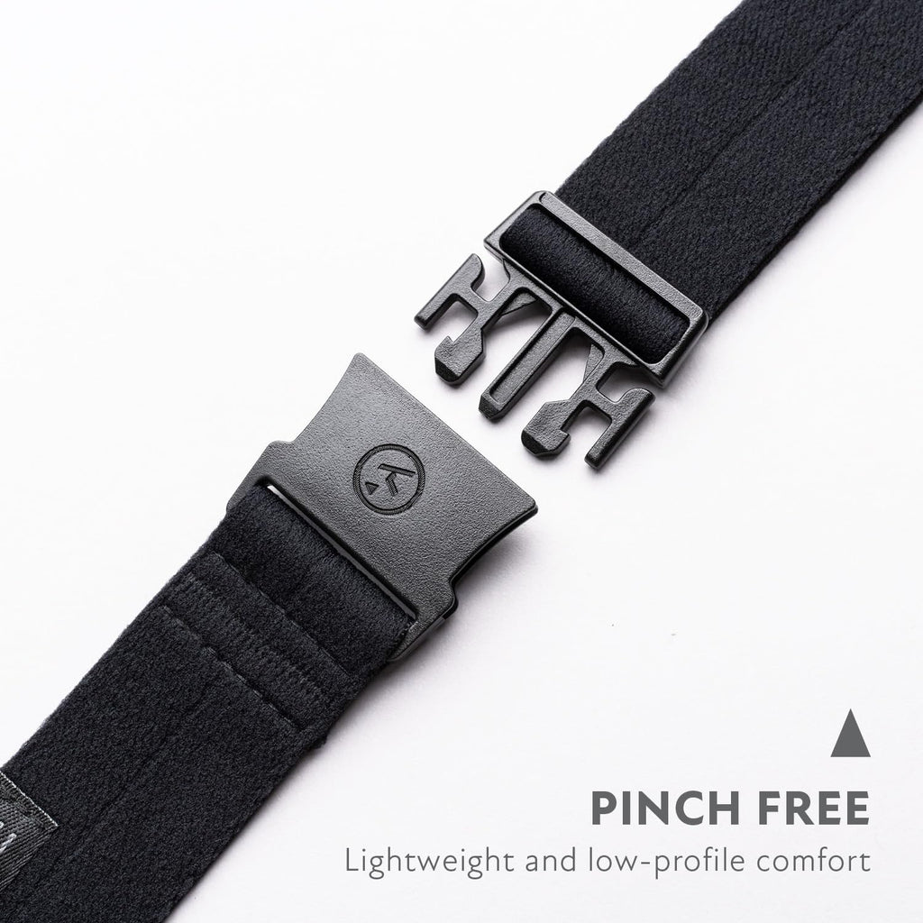 Arcade The Original Slim Unisex Adventure Belt, Narrow Width Elastic Stretch Webbing, Micro Adjust Buckle