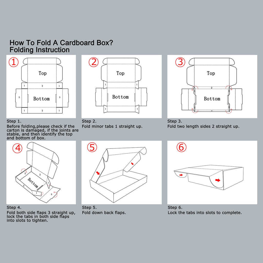 EXYGLO 40 Pack 6x4x3 Shipping Boxes, Black Corrugated Cardboard Boxes for Packaging Small Business, Moving, Shipping, Mailing, and Storing