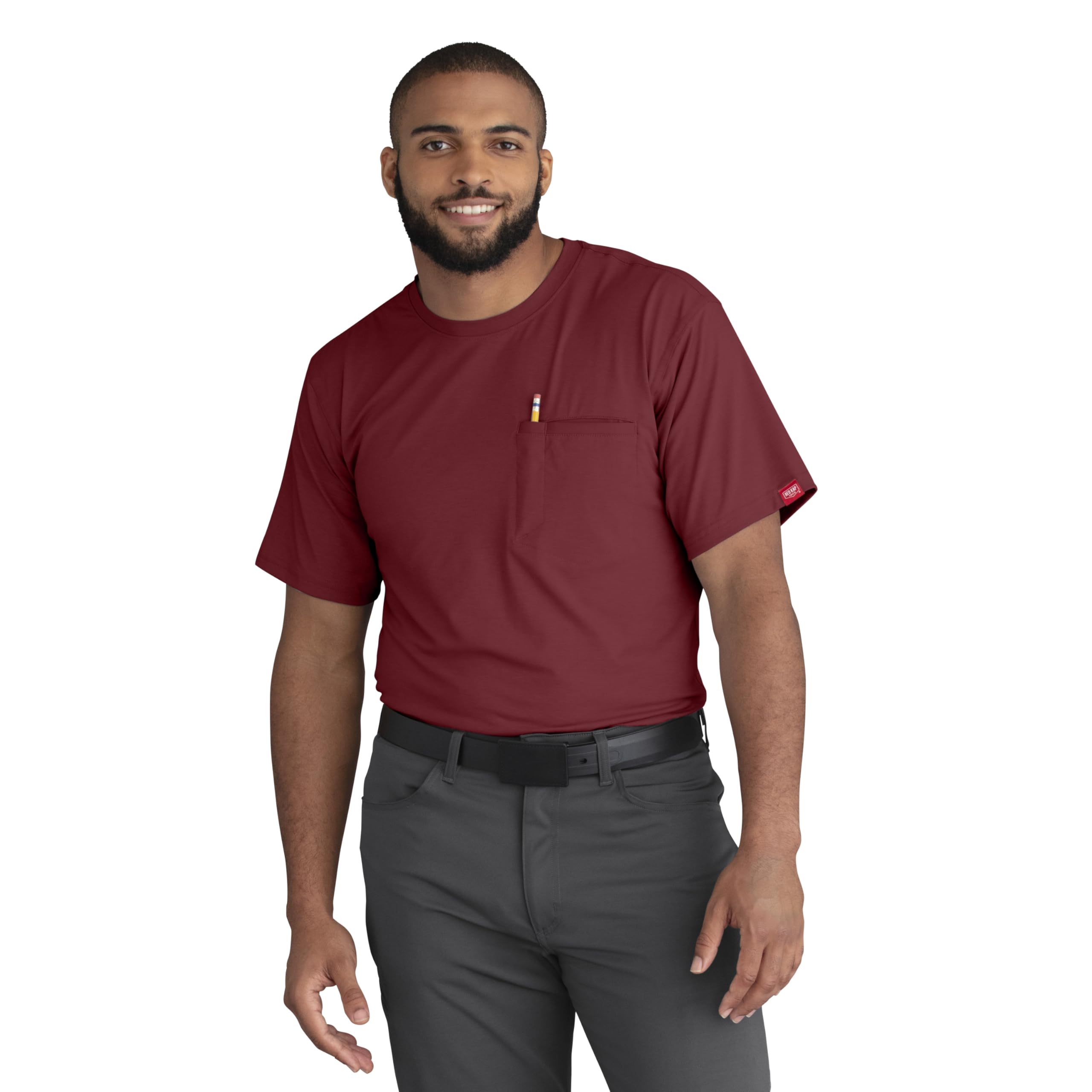 Red Kap Men's Cooling Short Sleeve Pocket Tee