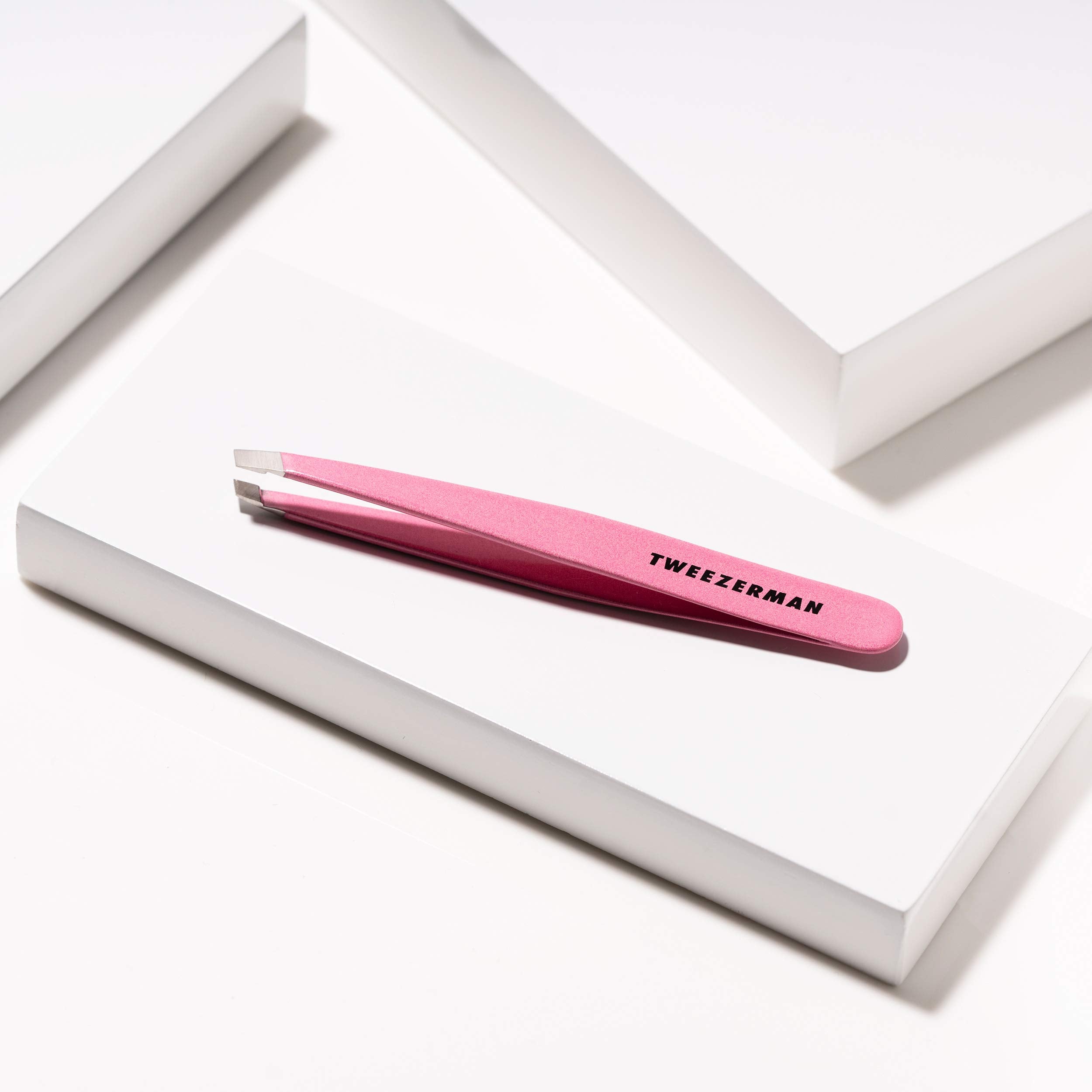 Tweezerman Exclusive 40th Birthday Slant Tweezer - Hair Removal Tweezers, Stainless Steel