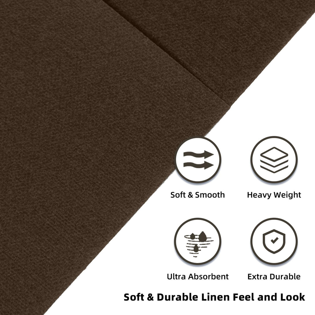 KAMMAK Black Napkins Disposable with Pocket Wedding Decorative Dinner Paper Napkins 100 Pack Linen Feel Prefolded Guest Hand Towels for Party Decoration, Cocktail Reception, Hotel (16.5 x 16.5 inch)