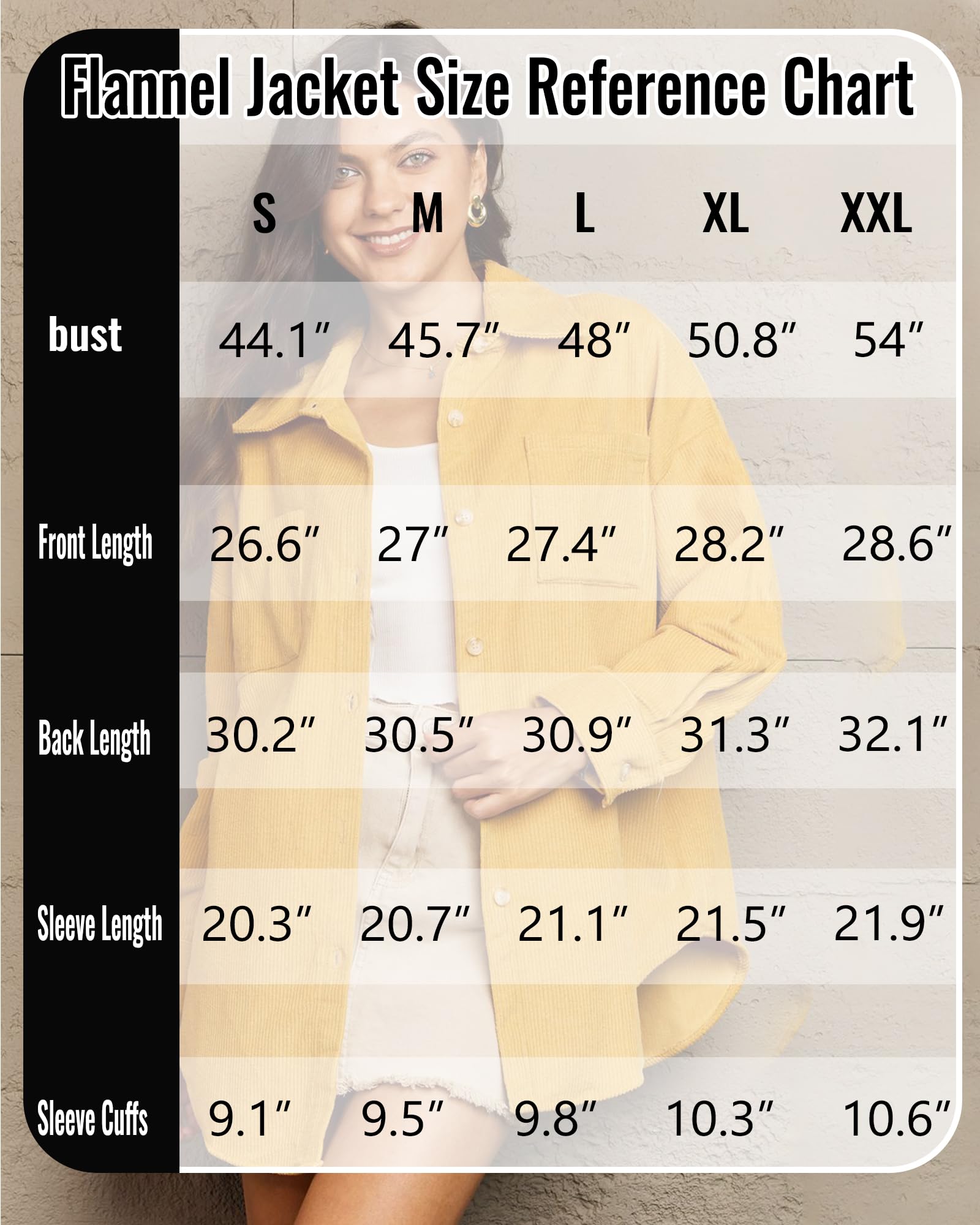 Saslax Women's Corduroy Shirt Shacket Jacket
