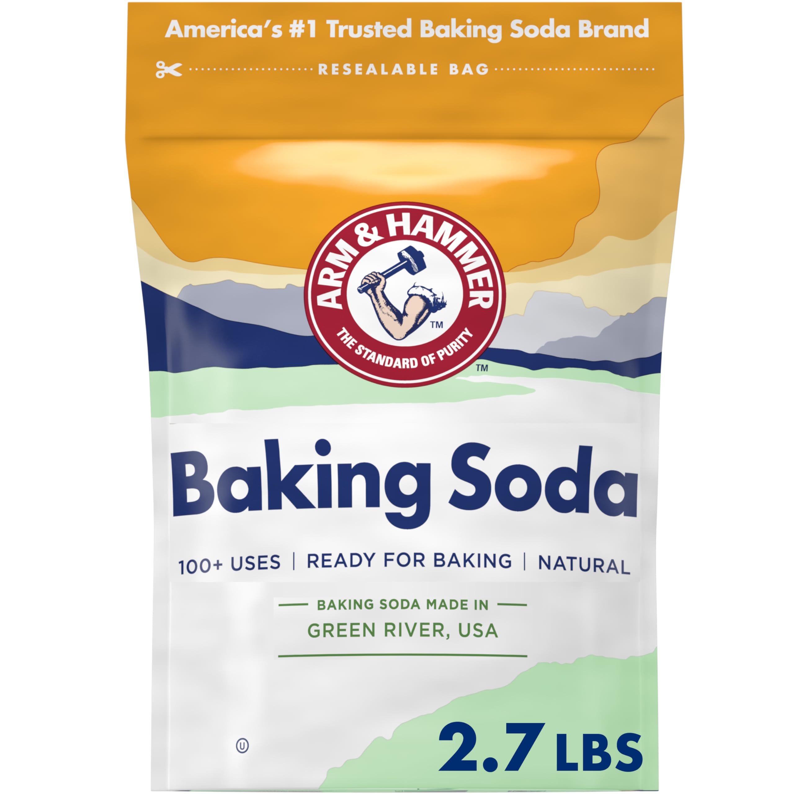 Arm and Hammer, Baking Soda, 43.2 Ounce