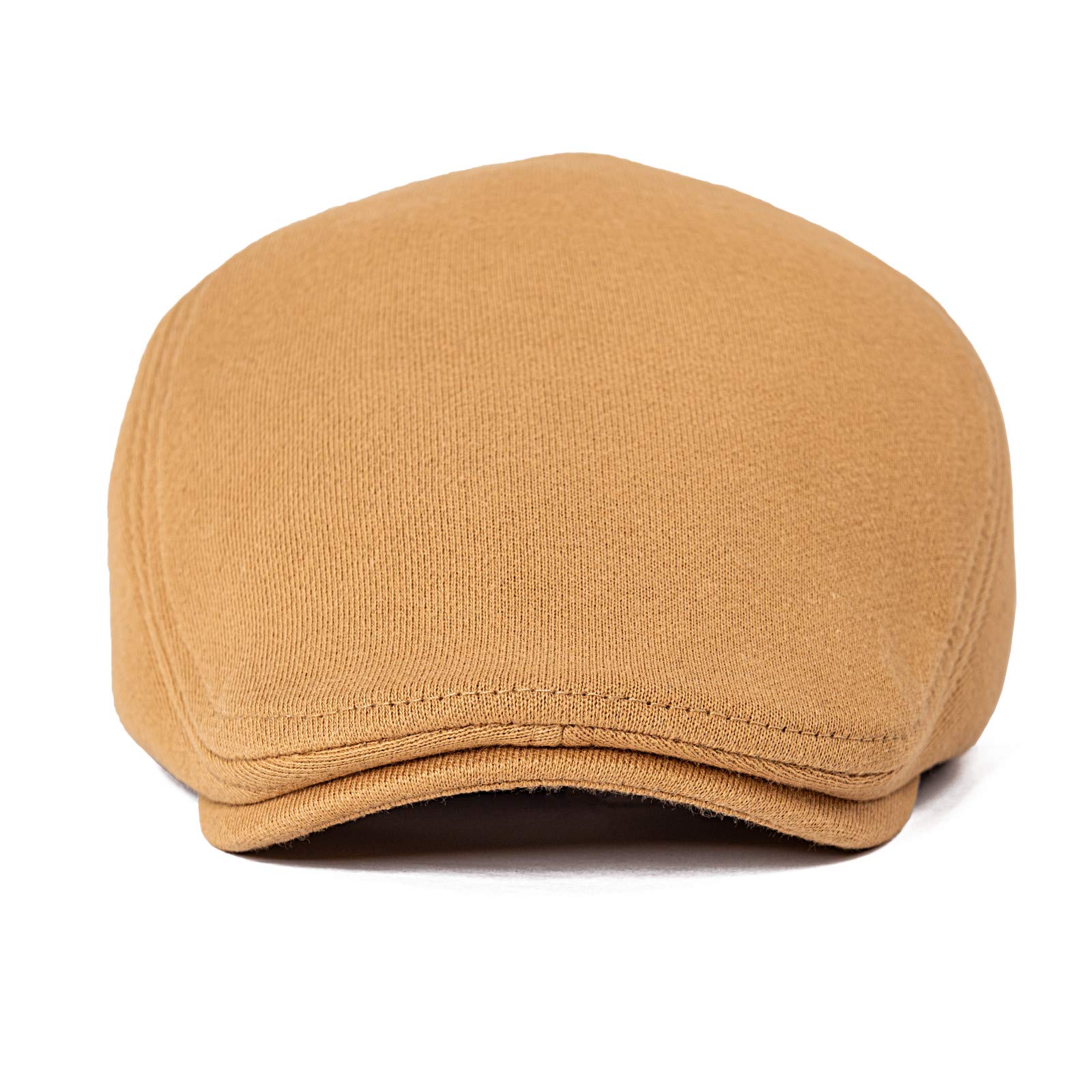 FEINION Men Cotton Newsboy Cap Soft Fit Cabbie Hat