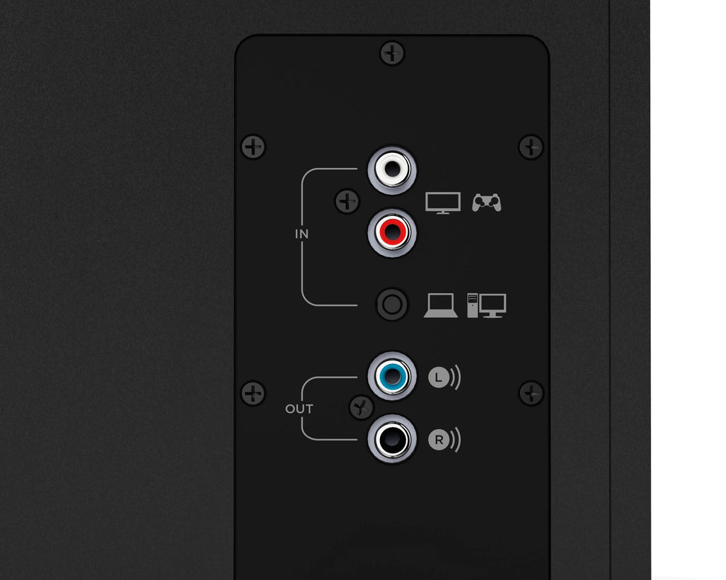Logitech Z533 2.1 Multimedia Speaker System with Subwoofer, Powerful Sound, Booming Bass, 3.5mm Audio and RCA Inputs, PC/PS/Xbox/TV/Smartphone/Tablet/Music Player