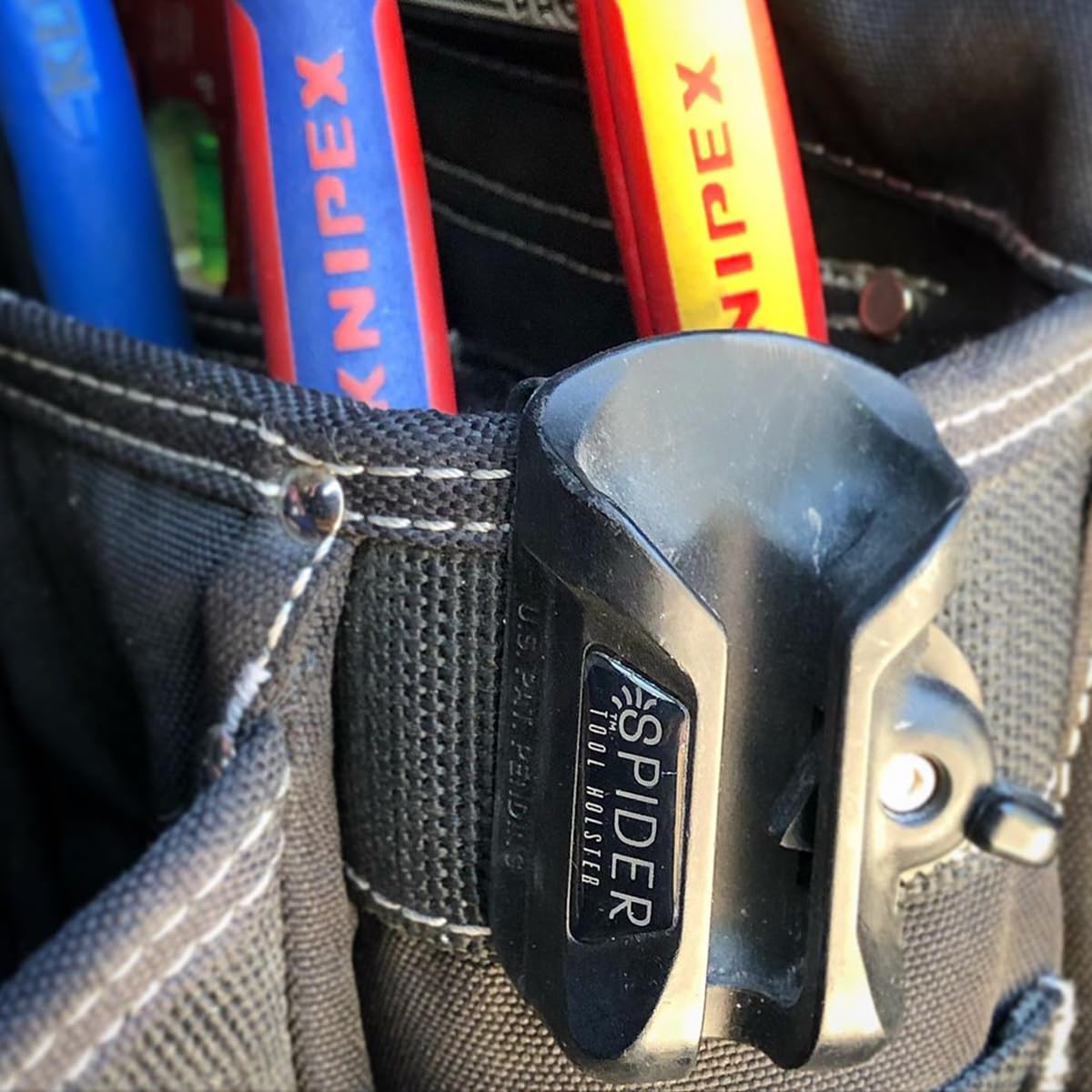 Spider Tool Holster - Improve The Way You Carry Your Power Drill, Driver, Multitool, Pneumatic, Multi-Tool and More on Your Belt - Compatible with All Major Tool Brands