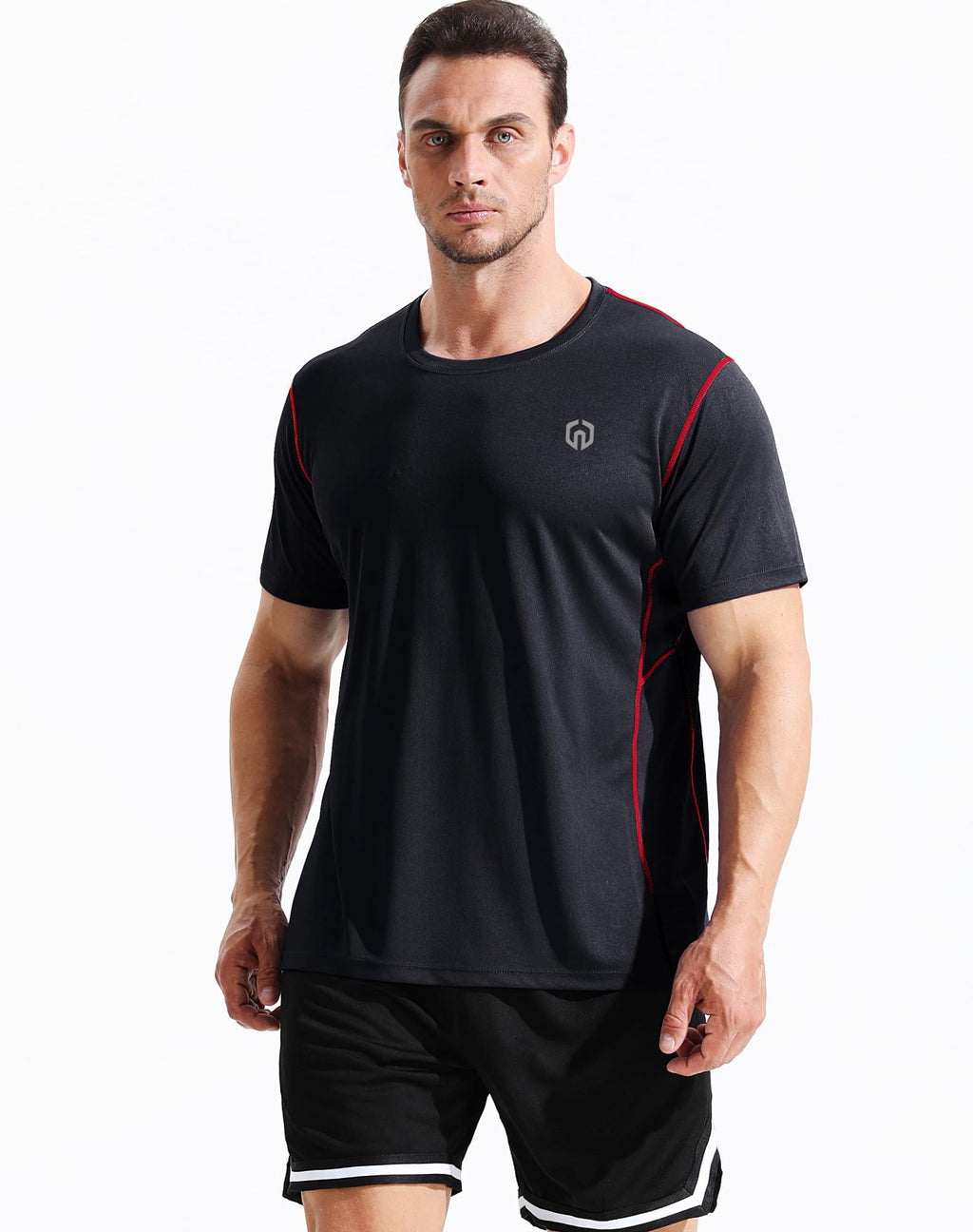 NELEUS Men's Dry Fit Athletic Running Shirt