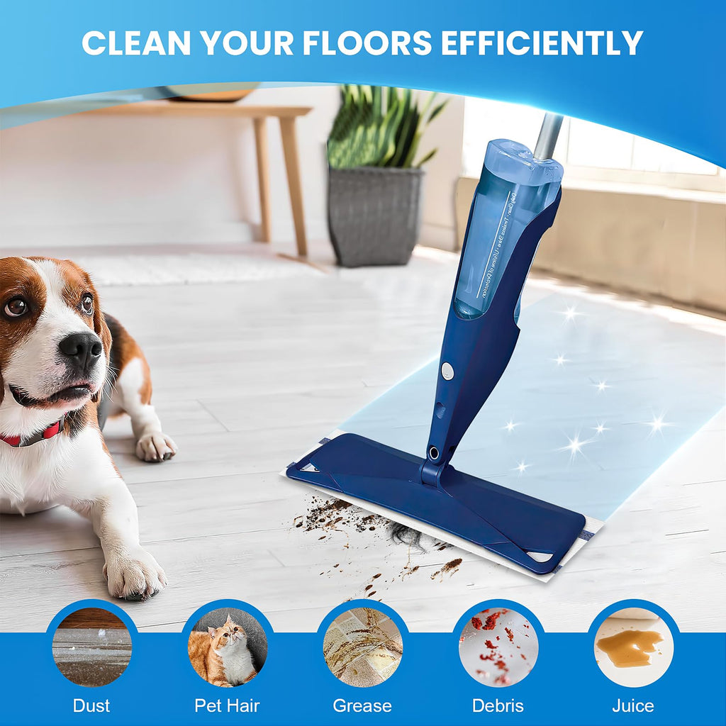 3 Pack Deep Clean Pads for Bona Family of Mops | Washable & Reusable Microfiber Cleaning Pad for Hardwood and Multi-Surface
