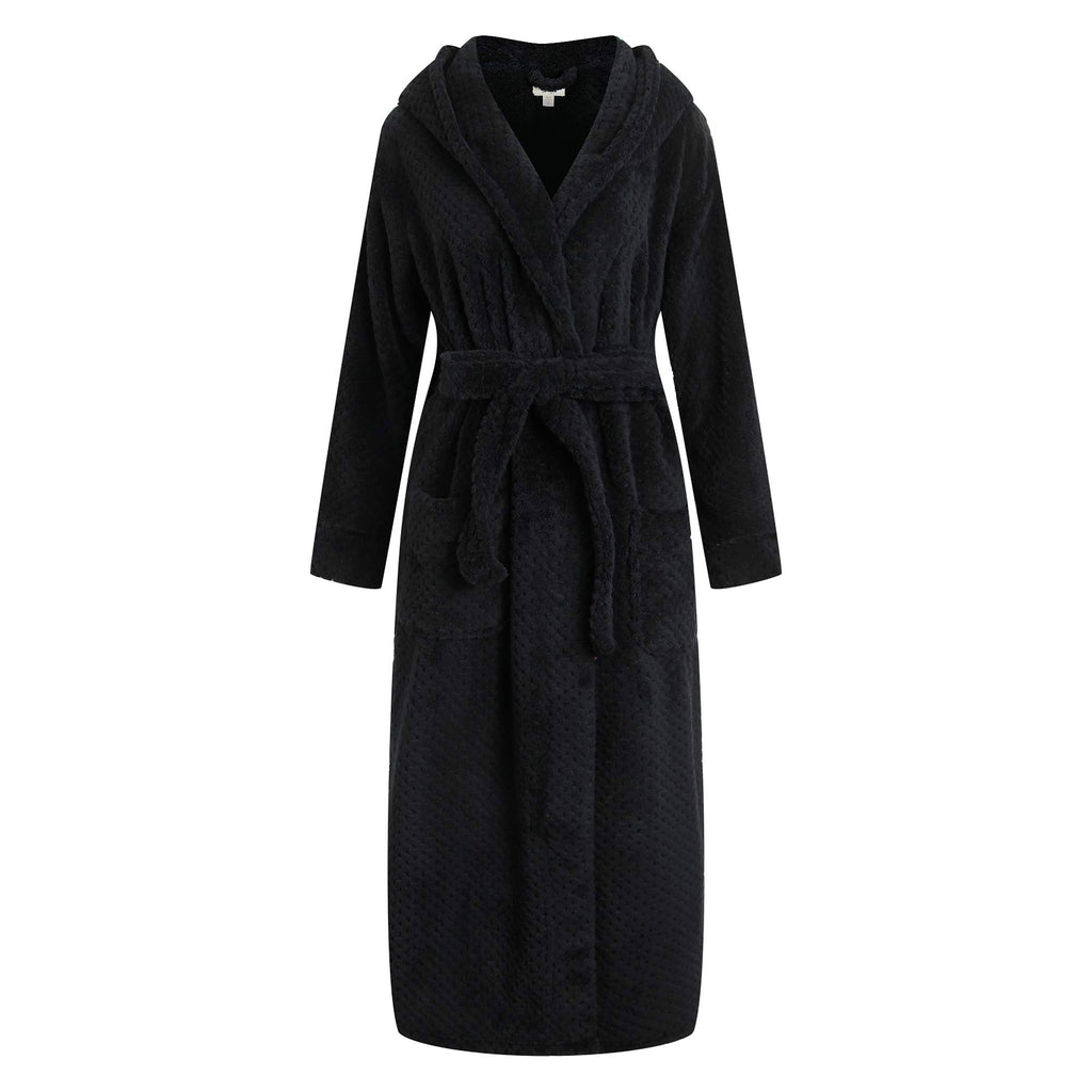 Richie House Women's Plush Soft Warm Fleece Bathrobe Robe RH1591
