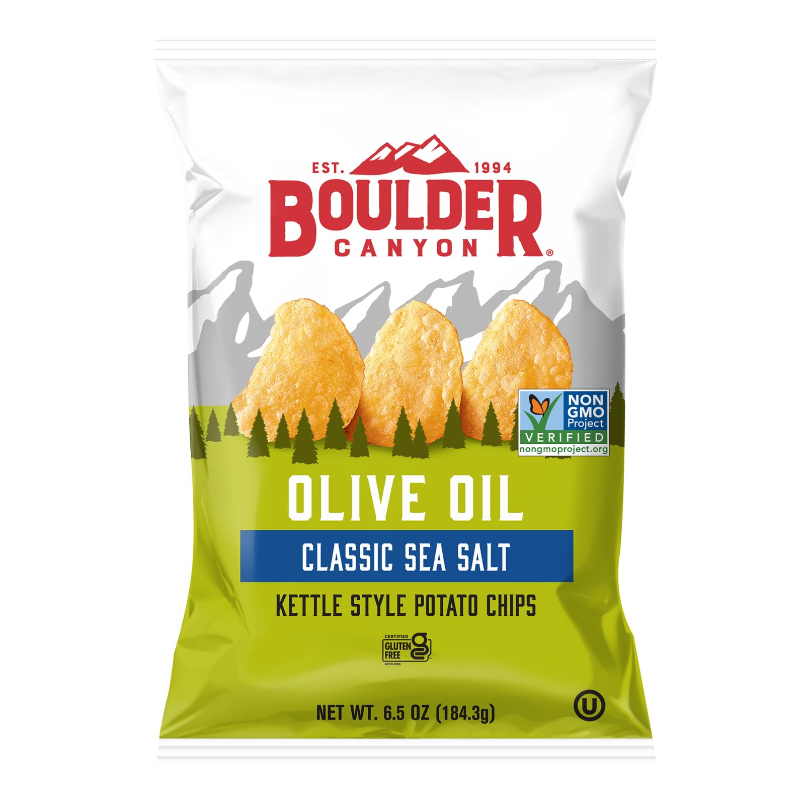 Boulder Canyon Boulder Batch Agave Sriracha Kettle Potato Chips, 5.25 oz - Pack of 12