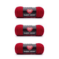 Red Heart Super Saver Metallic red Yarn of 5oz/142g - Acrylic - 4 Medium (Worsted) - 255 Yards - Knitting/Crochet (Pack of 24)