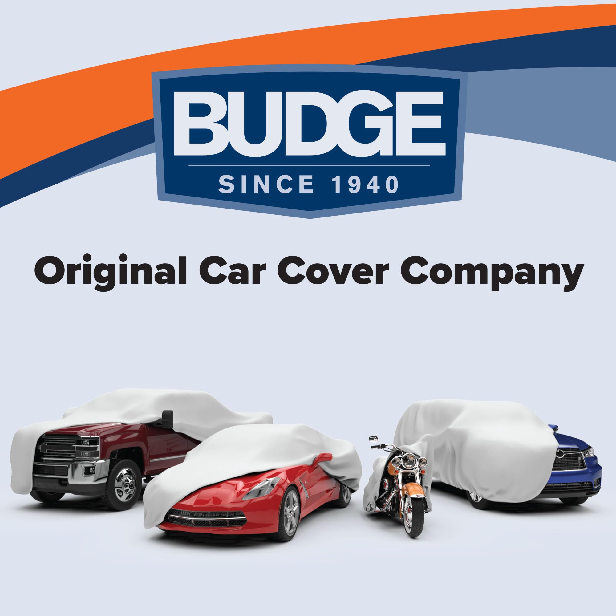 Budge B-620-X6 Blue 20'-22' Long (Beam Width up to 106") 600 Denier Waterproof Breathable Hard/T-Top Boat Cover