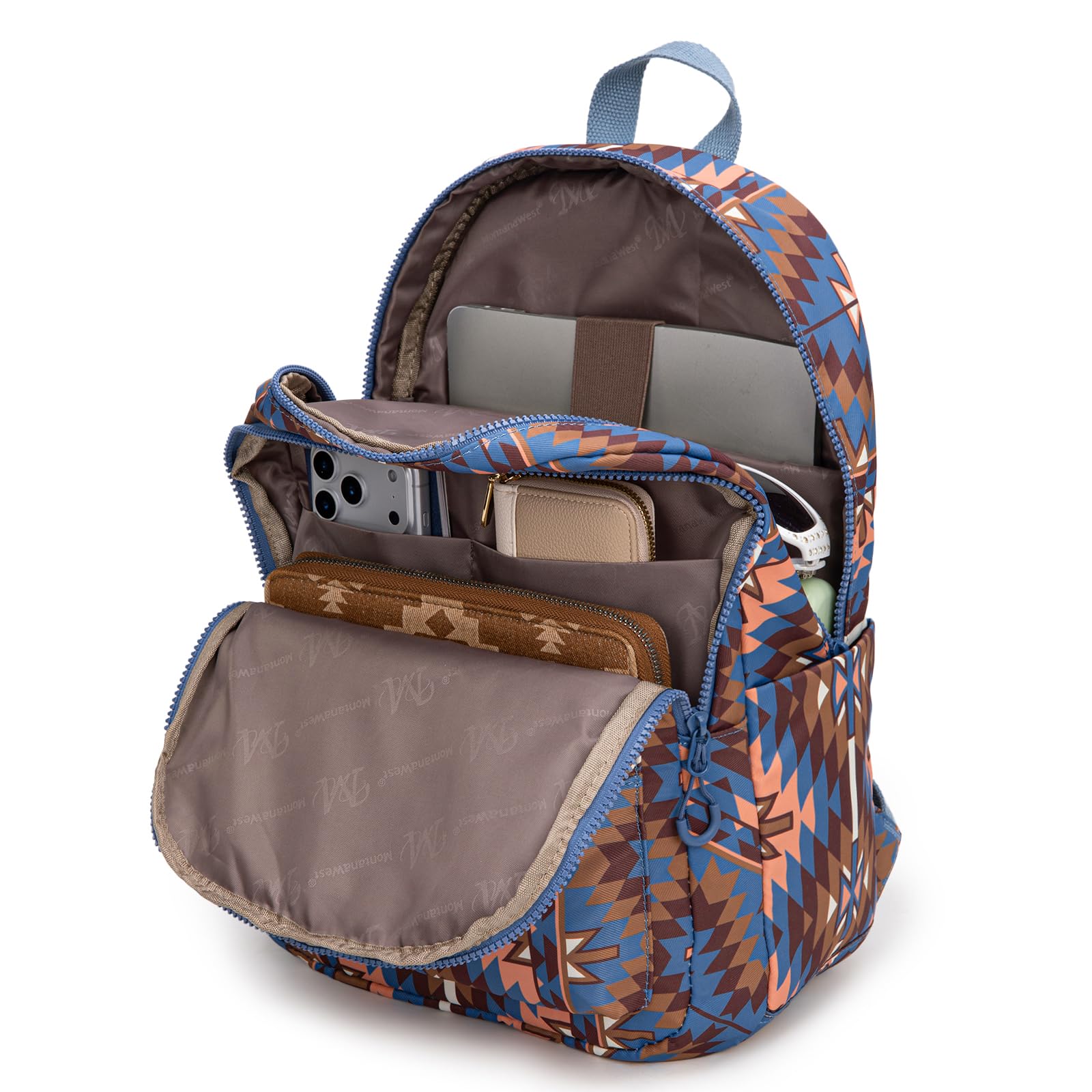 Montana West Backpack Purse for Women Western Aztec Backpack Purse Lightweight Casual Daypack for Travel