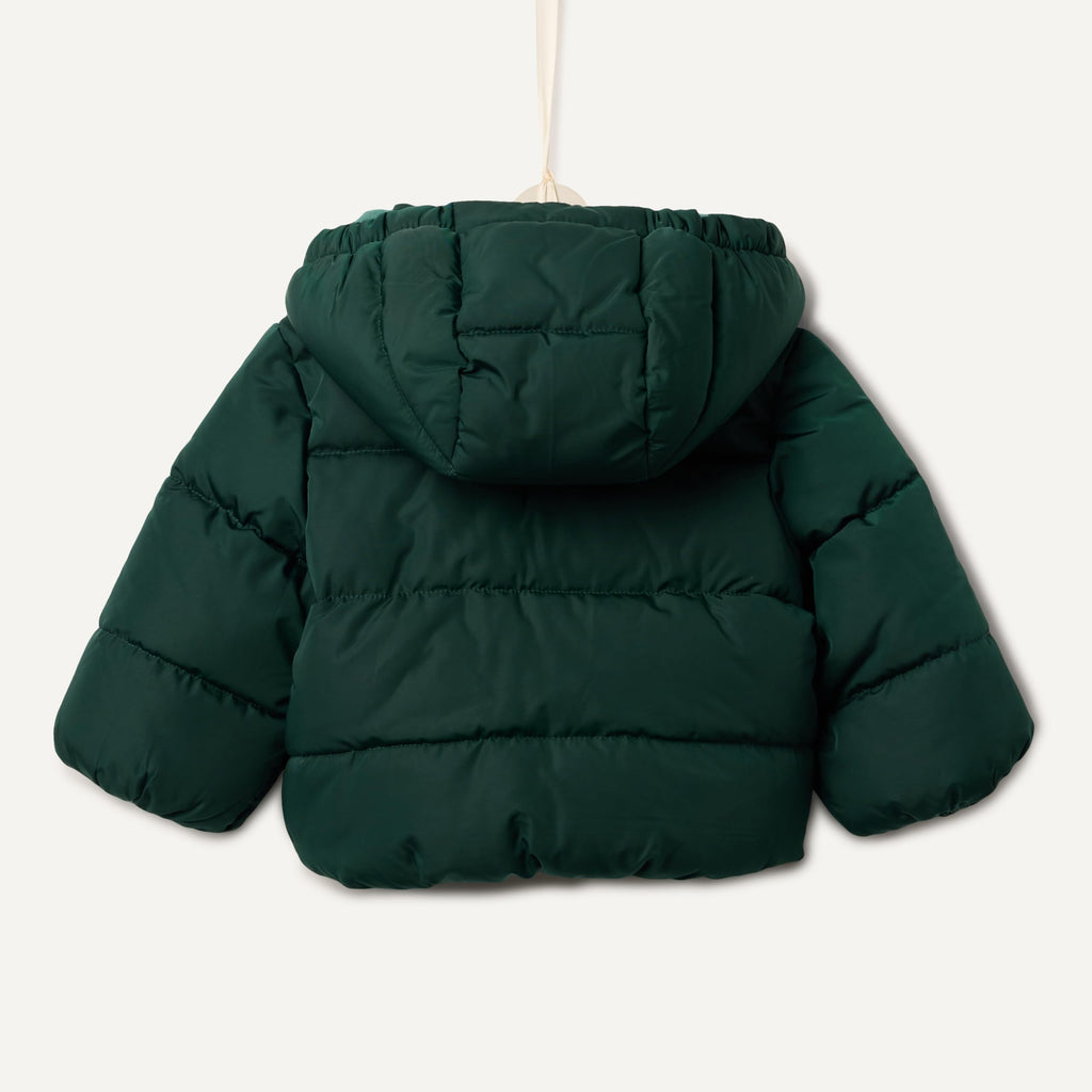 Amazon Essentials x Sofia Grainge Babies, Toddlers, and Boys' Water-Resistant Hooded Puffer Jacket