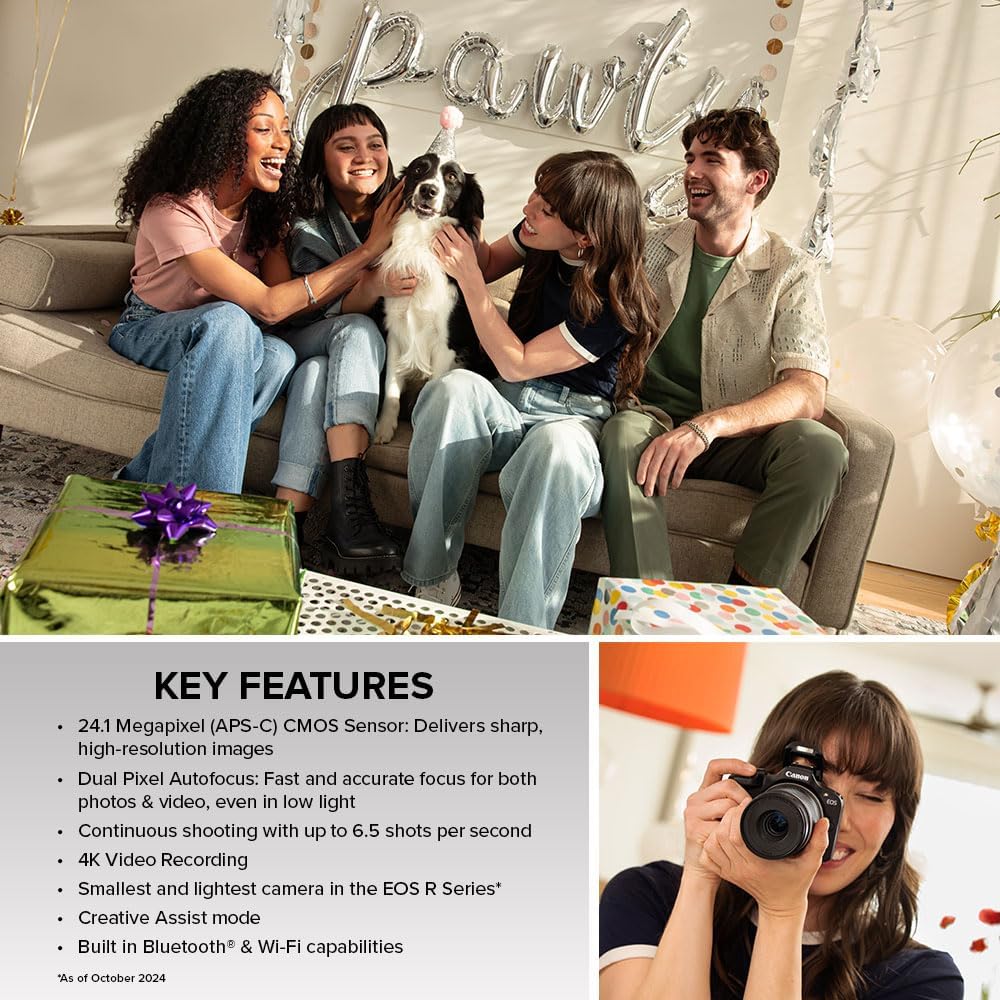 Canon EOS R100 Mirrorless Camera Lens Kit