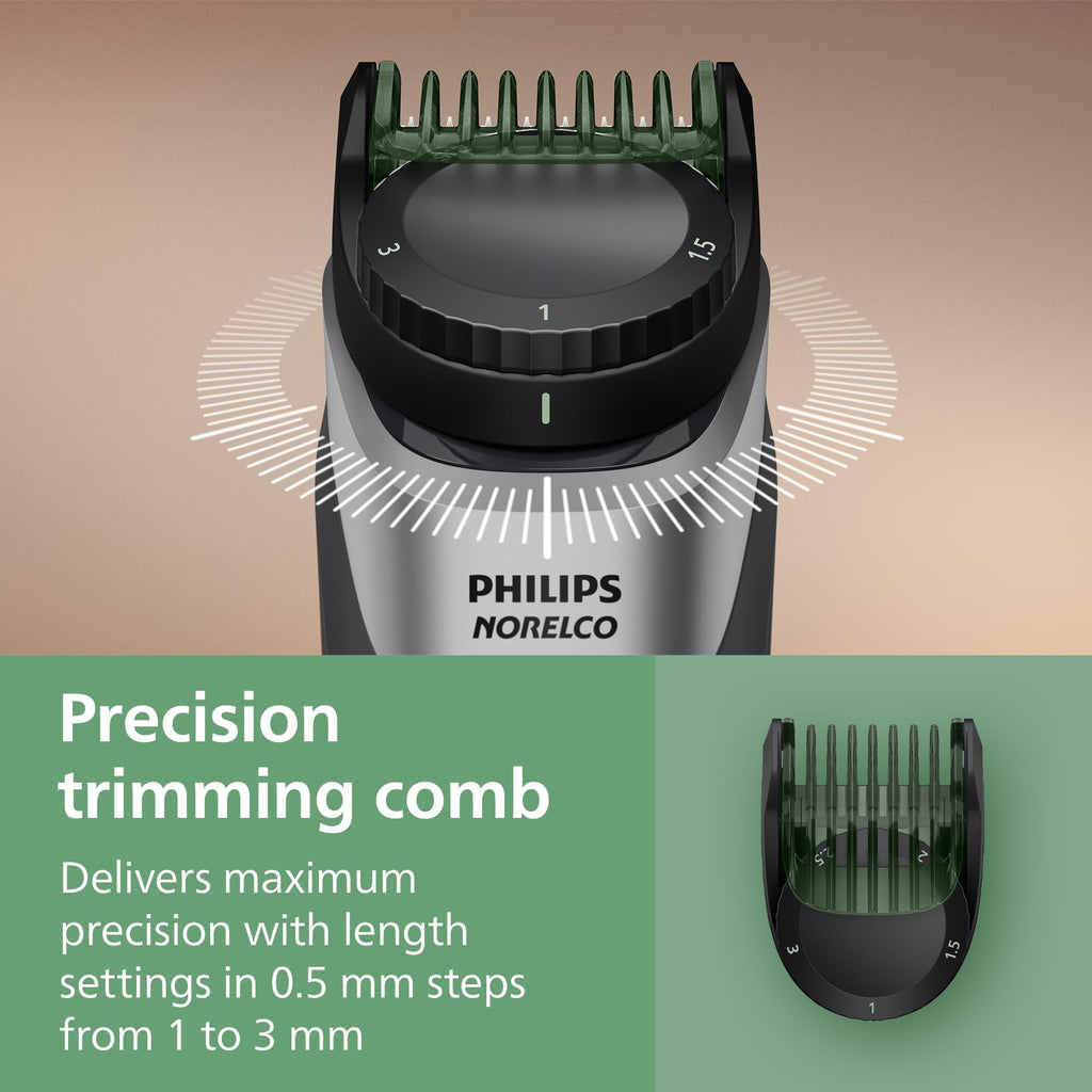 Norelco Philips Multigroom Series 5000 (MG5750/49) 18 Piece, Beard Face, Hair, Body Hair Trimmer for Men - NO Blade Oil