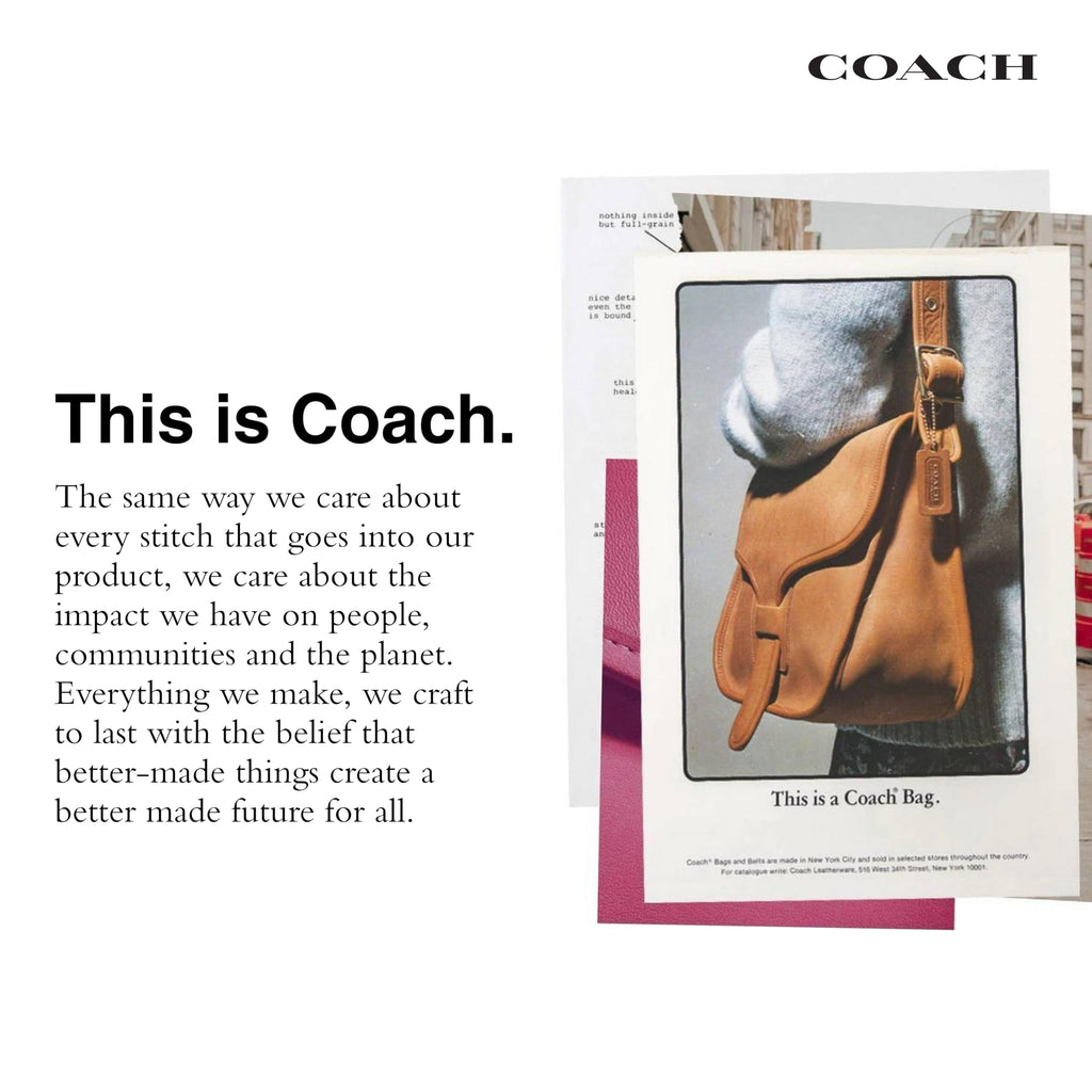 COACH Swing Zip Bag with Grommets