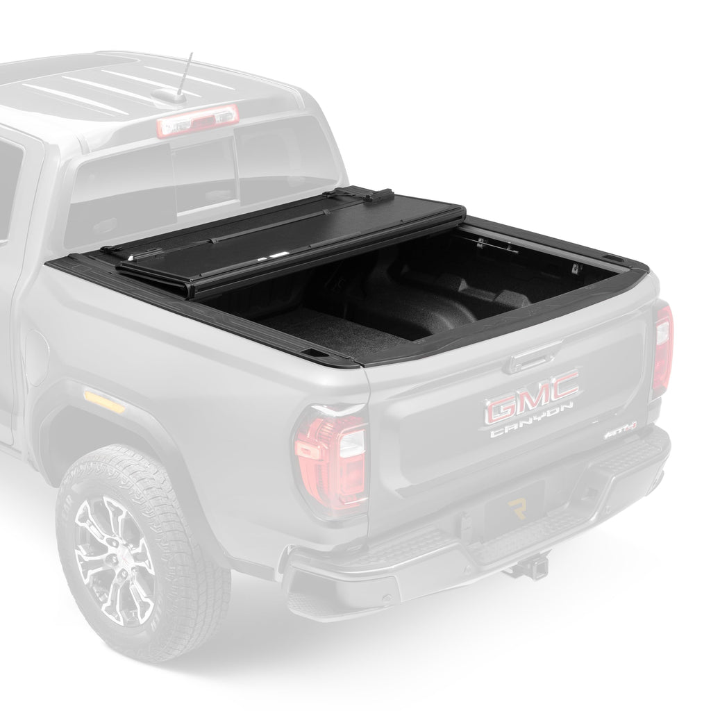 RealTruck BAK BAKFlip F1 Hard Folding Truck Bed Tonneau Cover | 772133 | Fits 2020-2026 Chevy/GMC Silverado/Sierra 2500/3500HD 6' 10" Bed (82.2")