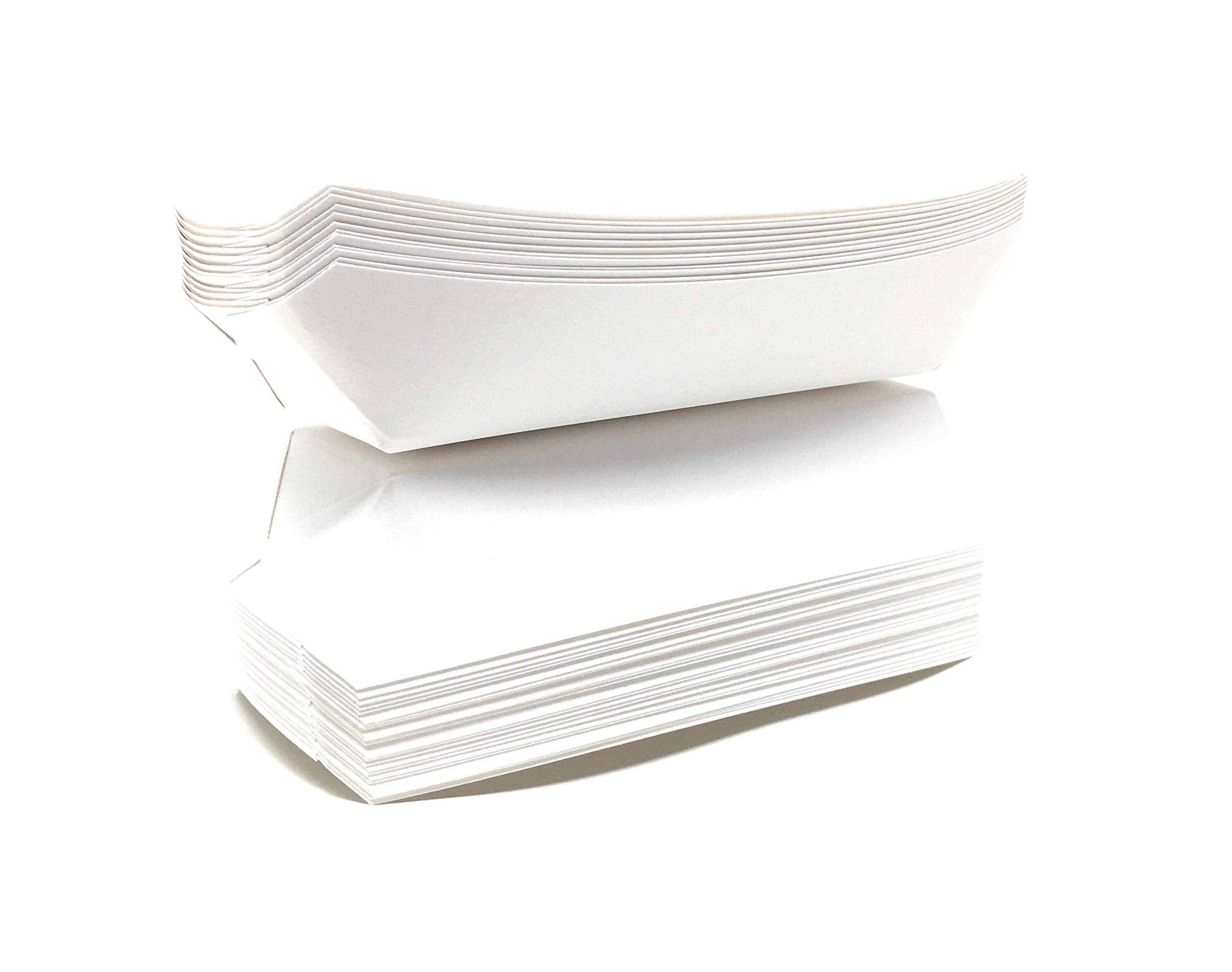 Mr Miracle 7 Inch Paper Hot Dog Tray in Kraft Paper. Pack of 25. Disposable, Recyclable and Fully Biodegradable. Made in USA