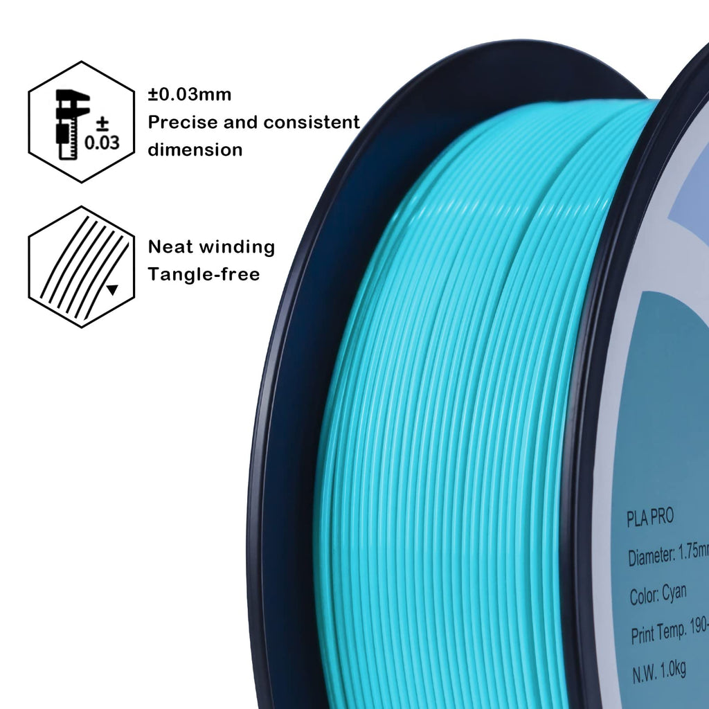 ZIRO 3D Printer Filament, PLA Filament 1.75mm, Black pla 1KG(2.2lbs), Dimensional Accuracy +/- 0.03mm, Fits Most FDM Printer AMS System,3D Printing Filament Spool Black (Plastic Reel)