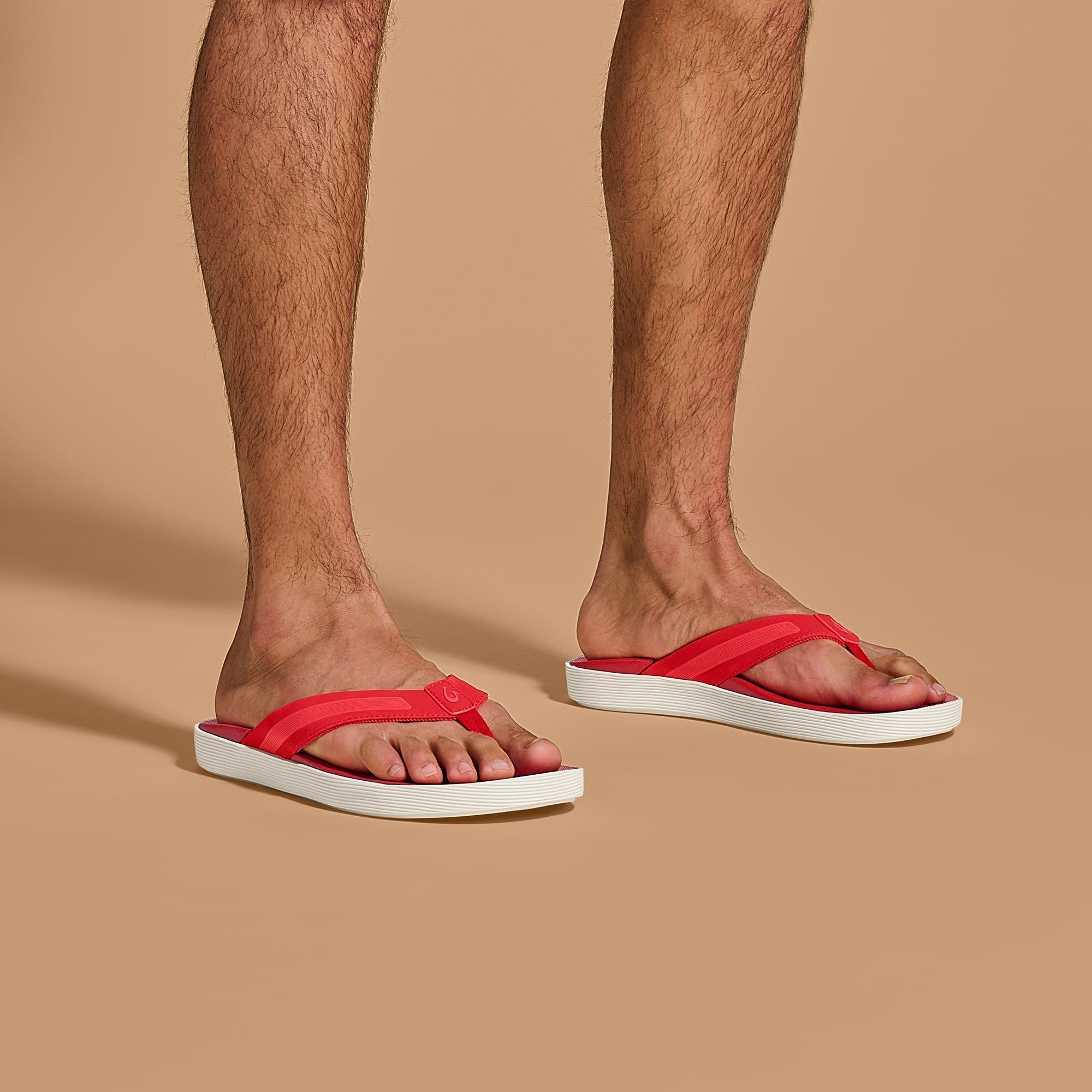 OluKai Leeward Men's Beach Sandals, Quick-Dry Flip Flop Slides, Water Friendly Versatility & Wet Grip Traction, Comfort Fit & Arch Support