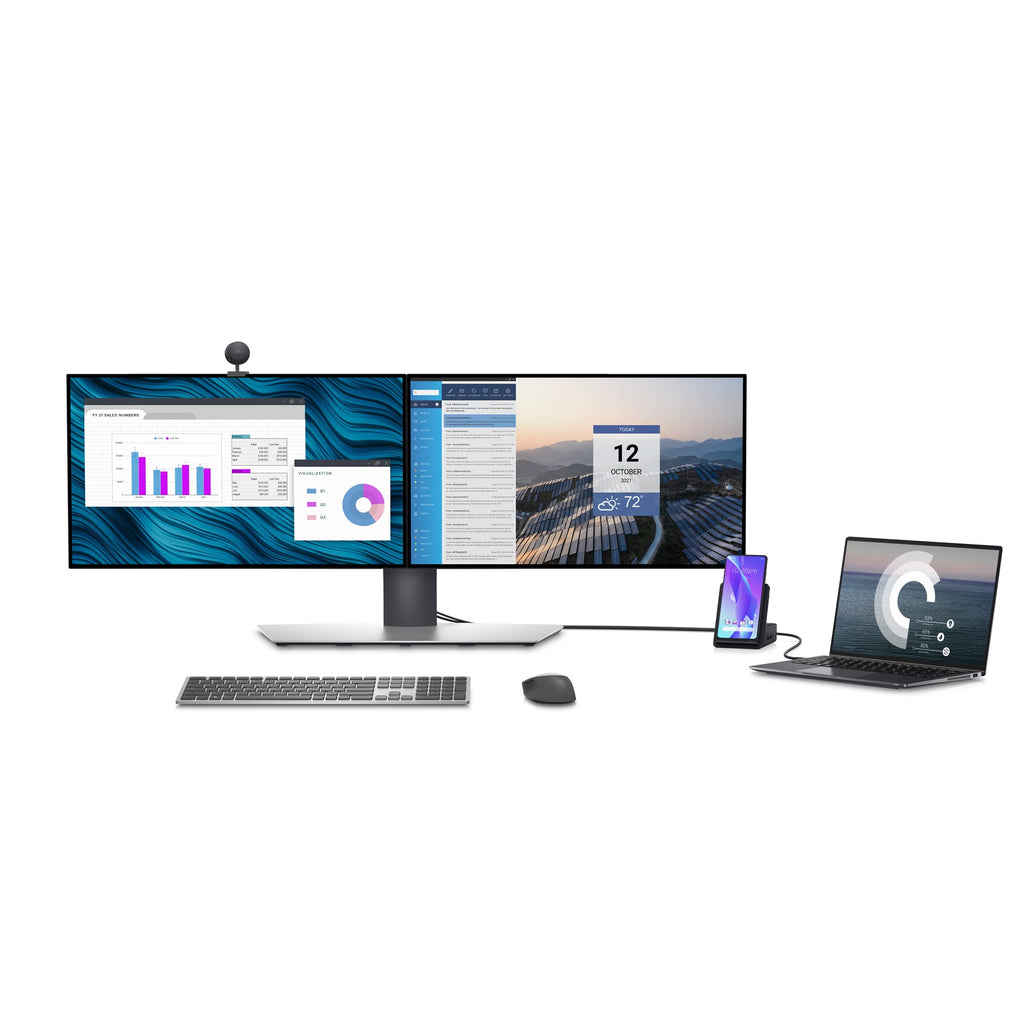 Dell USB 3.0 Ultra HD/4K Triple Display Docking Station (D3100), Black