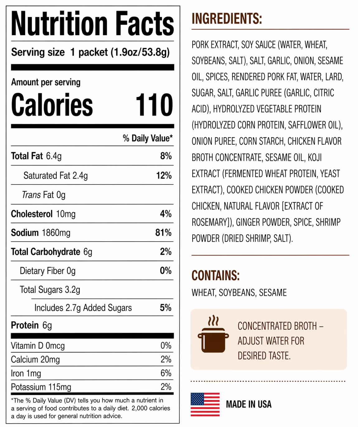 Kitchen Kurume® Japanese Ramen Broth Variety Pack, Tonkotsu (Pack of 6) & Miso Soup Base (Pack of 4), 17.4 Fl Oz, Made in USA, No MSG, No Preservatives