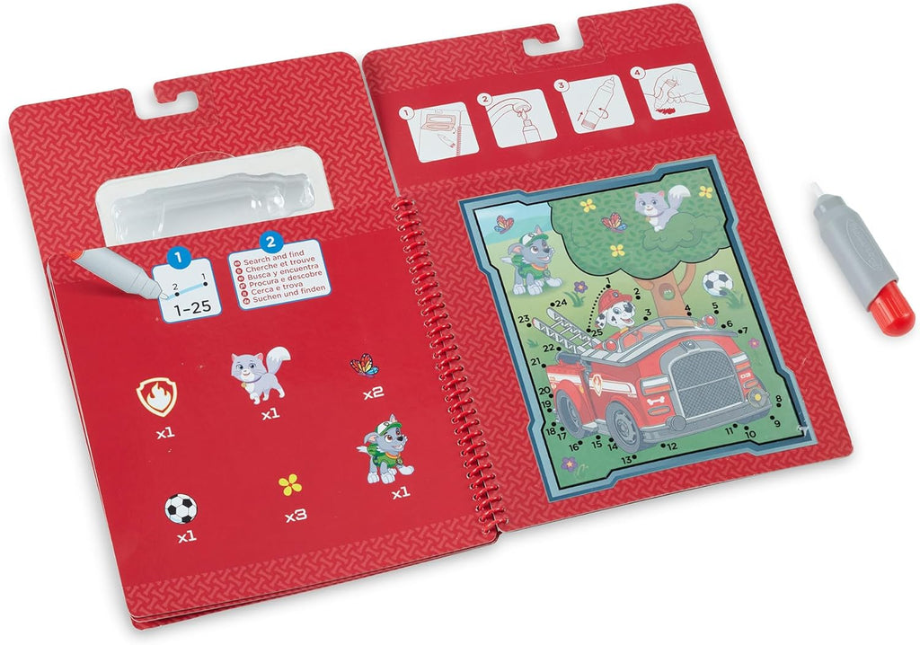 Melissa & Doug Water Wow! Paw Patrol Mess Free Coloring Book, Reusable Water-Reveal Activity Pad, 3-Pack, Skye, Chase, Marshall, Travel Toys, Party Favors, for Toddlers & Kids Ages 3+
