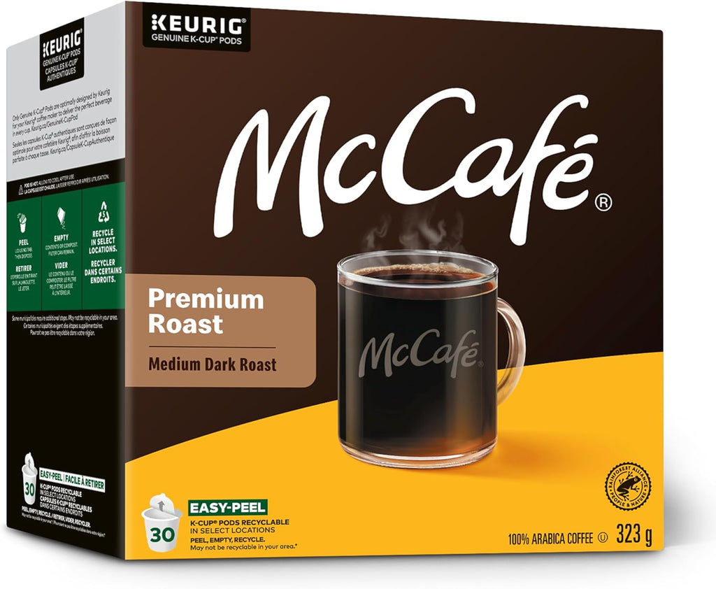 McCafe Premium Medium Dark Roast K-Cup Coffee Pods, 48 Count, For Keurig Coffee Makers