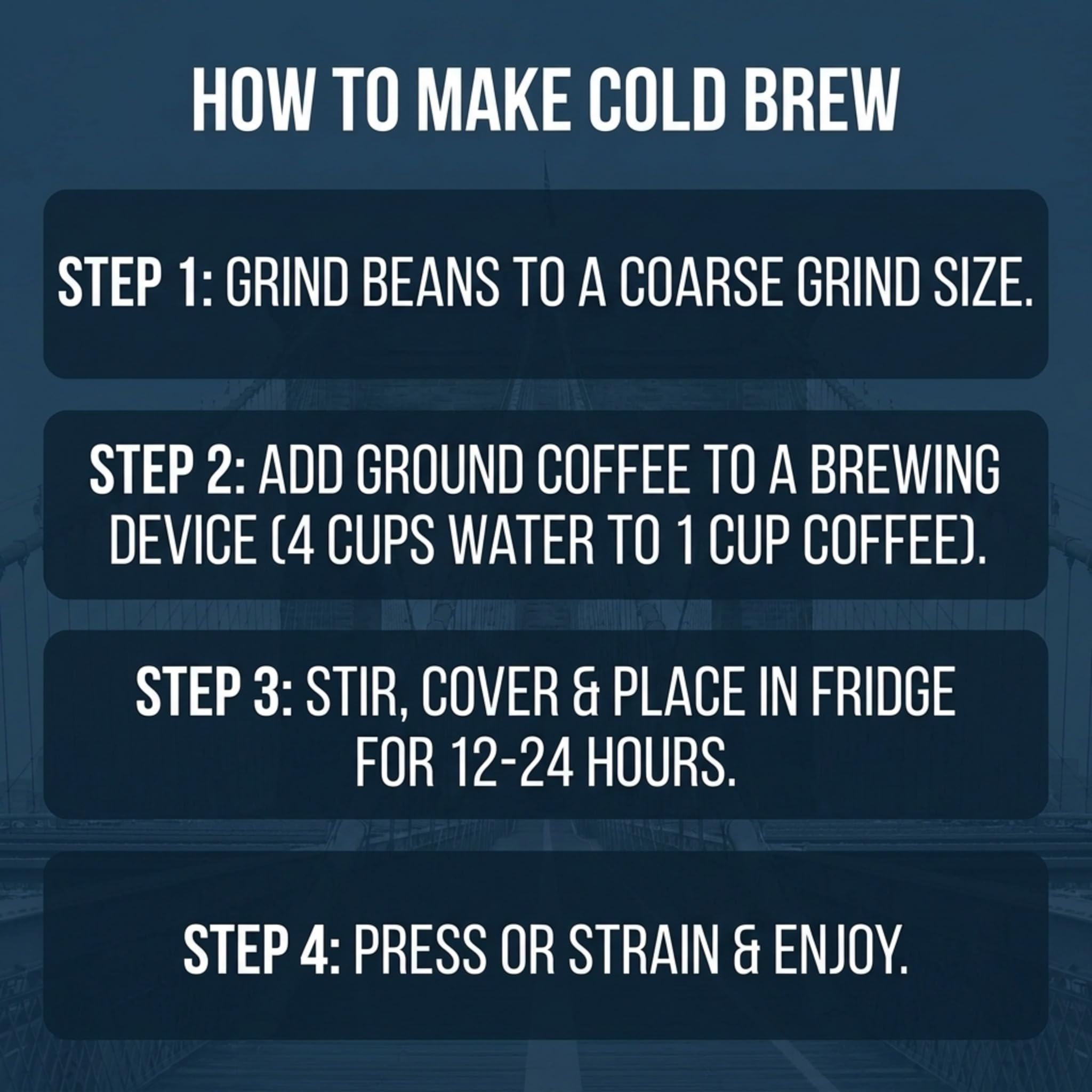 Stone Street Cold Brew Coffee, Low Acid, 100% Arabica, Gourmet Coffee - Breakfast Blend, Medium Roast, Coarse Ground, 2 LB