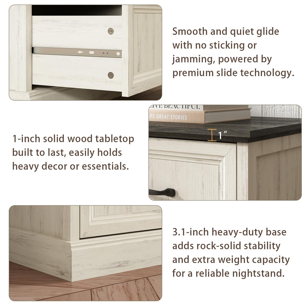 Farmhouse 5 Drawers Dresser for Bedroom, 44" Tall Brown dresser Wood Rustic Chest of Drawers with Wide Metal Handle,Natural Texture,Drawer Organizer for Bedroom,Living Room,Hallway and Entryway