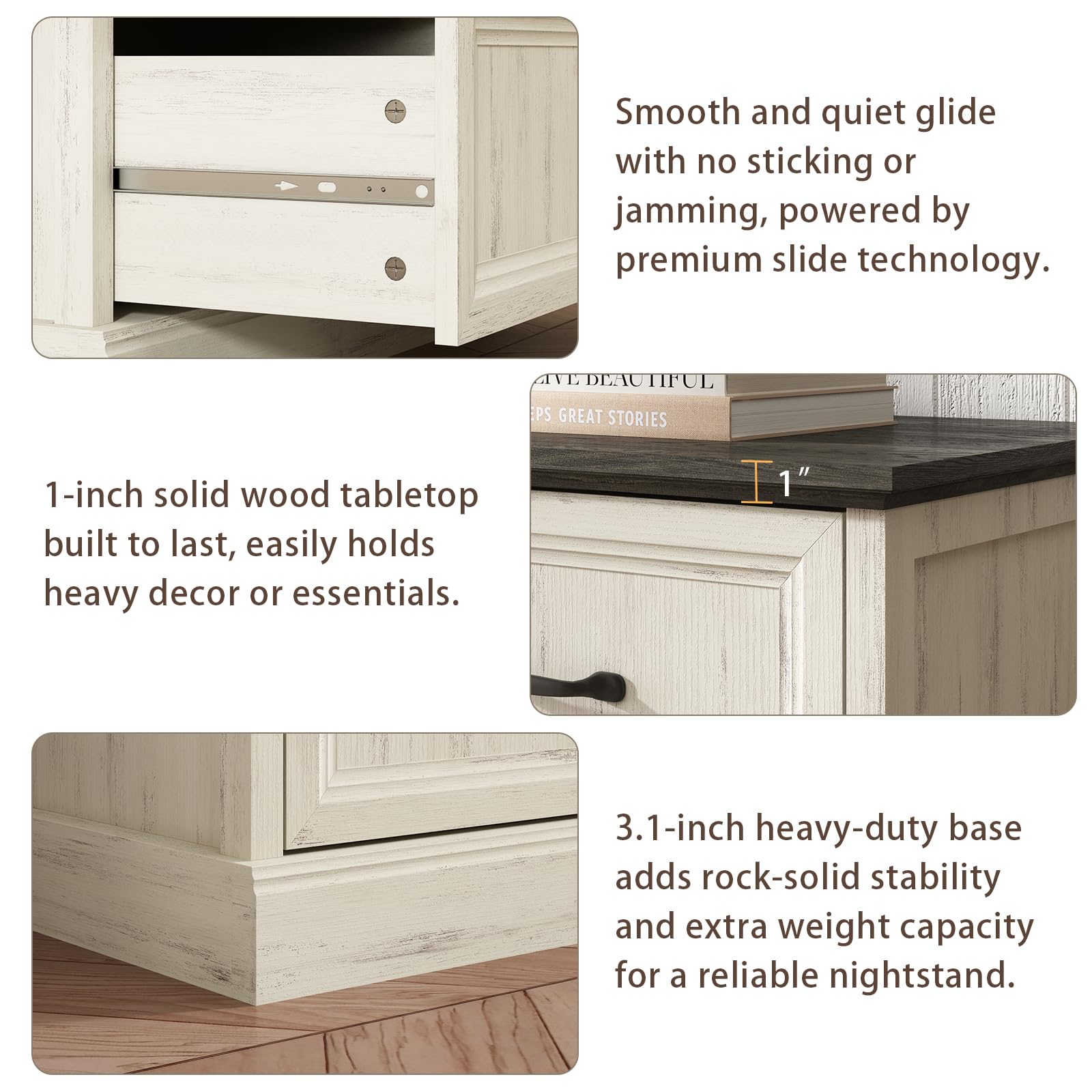 Farmhouse 5 Drawers Dresser for Bedroom, 44" Tall Brown dresser Wood Rustic Chest of Drawers with Wide Metal Handle,Natural Texture,Drawer Organizer for Bedroom,Living Room,Hallway and Entryway