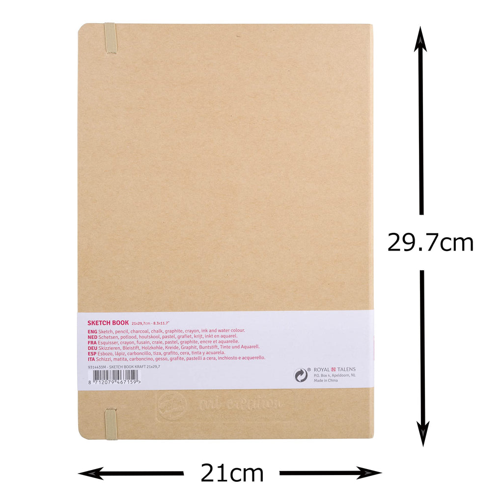 Talens Art Creation Sketchbook 80 Sheets, 13 cm x 21 cm, Black