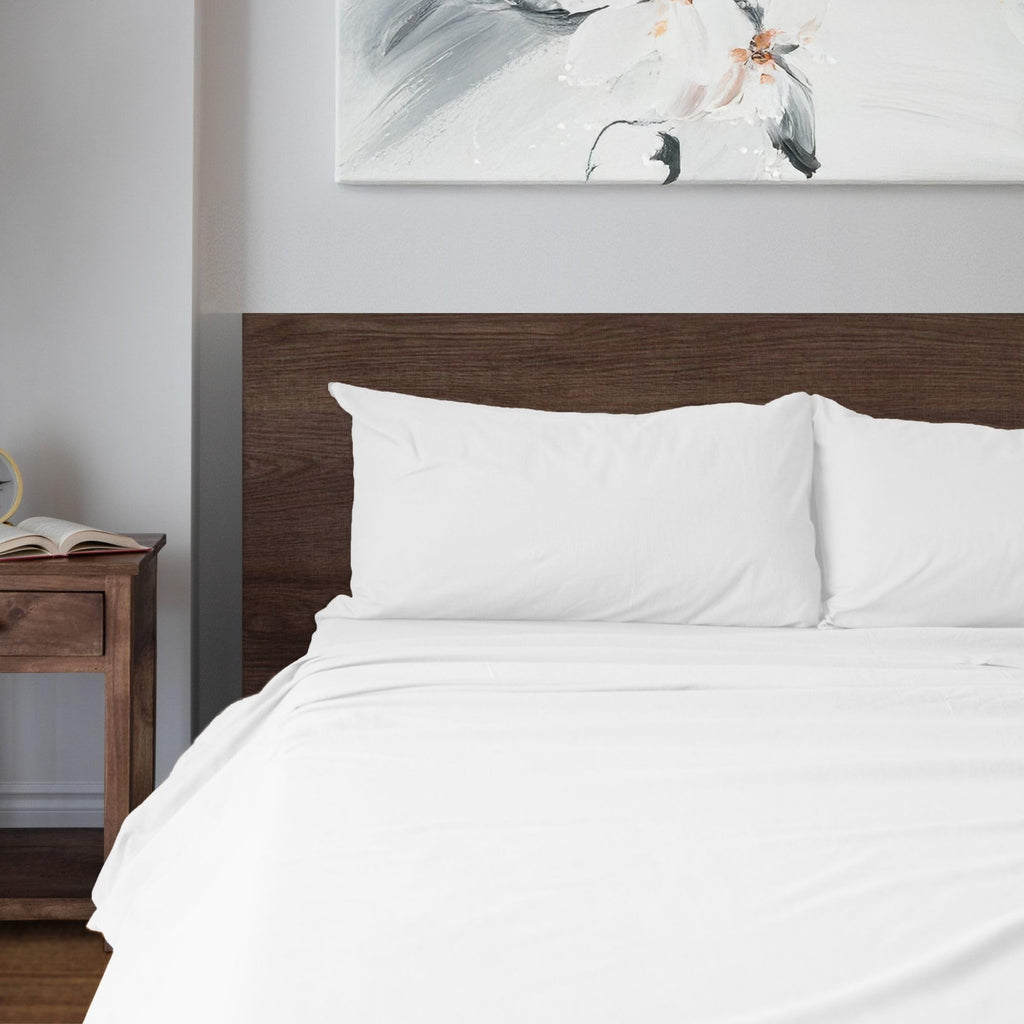 Featherhead 100% Cotton 4PCs Flannel Sheet Set | Double-Brushed for Extra Softness, Warm & Breathable, Extra Deep Pockets fits Up to 17” (Beige, Twin)