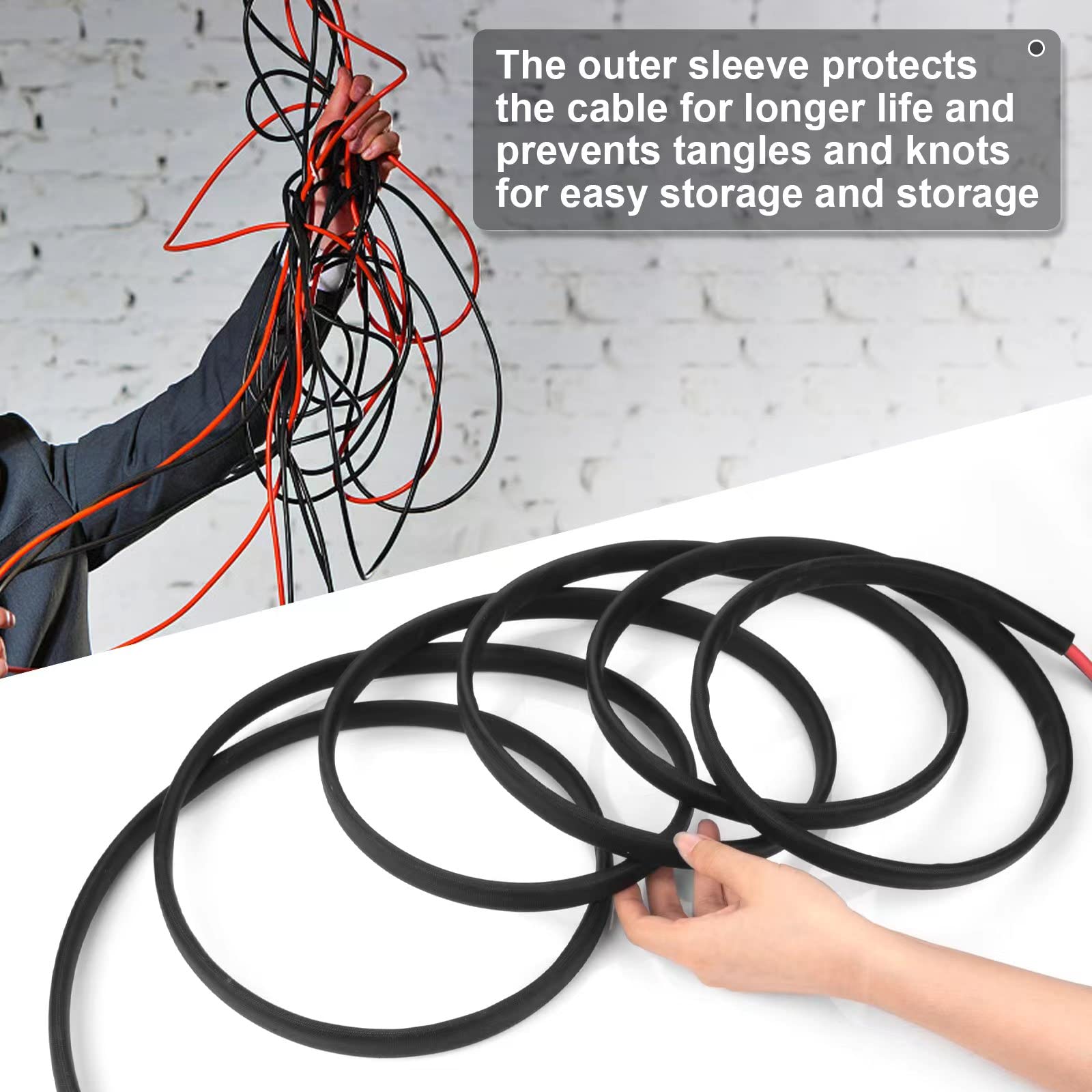 3FT 10AWG Solar Panel Extension Cable with Female and Male Connectors, Solar Cable for Solar Panels, Charge Controllers and Solar Generator (10AWG, 3FT)