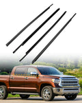 Window Trim Seal, Compatible with 1996-2002 Toyota 4Runner 4-Door, Window Molding Weather Stripping Belt Set, 68161-35010, 68162-35010, 68163-35010, 68164-35010, Door Weatherstrip Rubber Moulding 4PCS