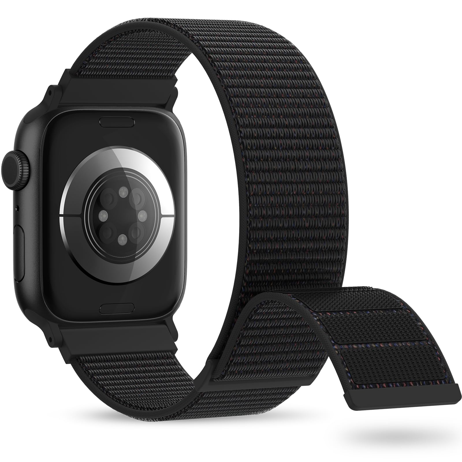 Nylon Sport Band Compatible with Apple Watch Band 38mm 40mm 41mm 42mm 44mm 45mm 46mm 49mm, Adjustable Breathable Women Men Braided Strap Loop for iWatch Series 11/10/9/8/7/6/5/SE Ultra 3/2/1