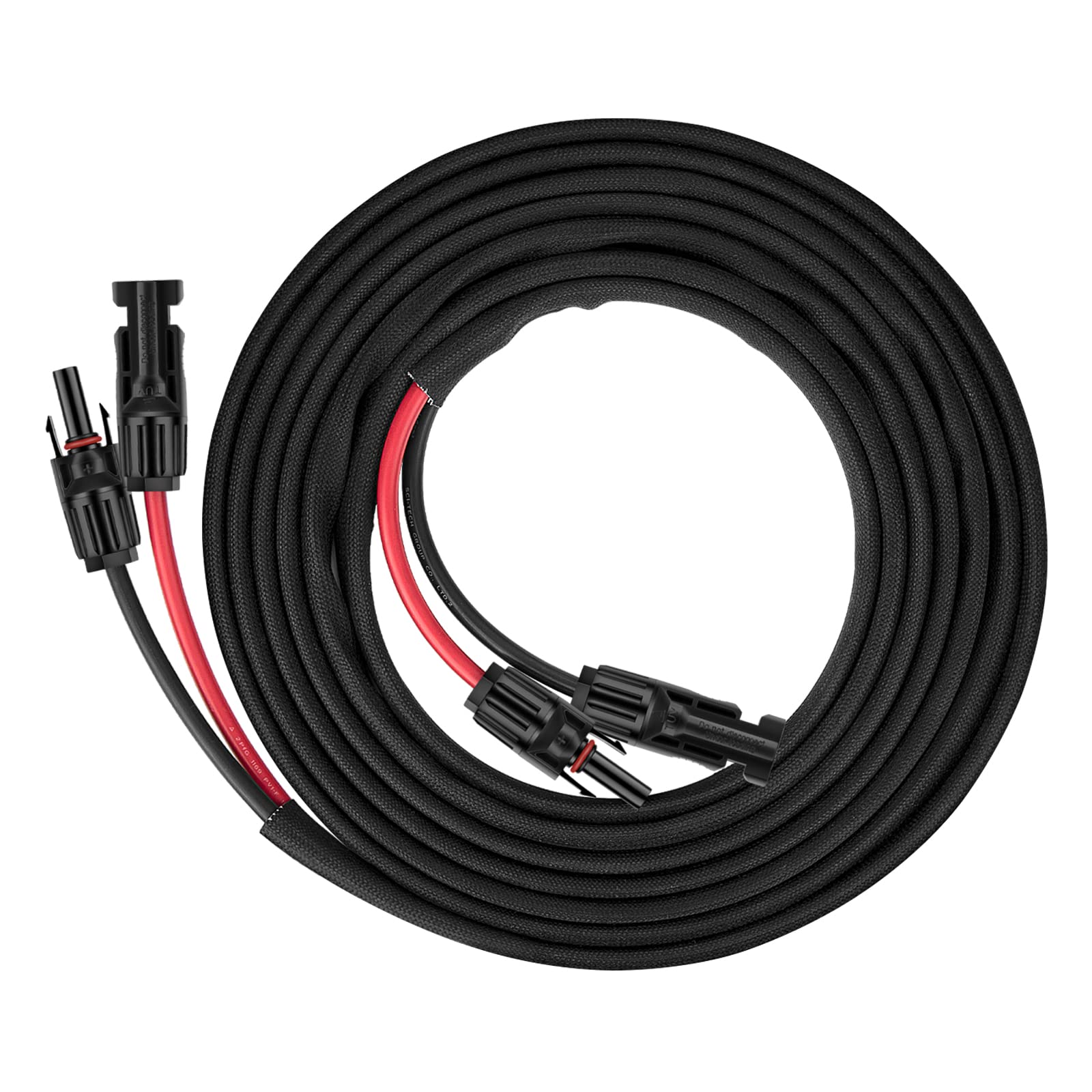 3FT 10AWG Solar Panel Extension Cable with Female and Male Connectors, Solar Cable for Solar Panels, Charge Controllers and Solar Generator (10AWG, 3FT)