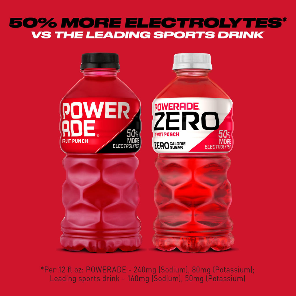 POWERADE White Cherry Zero, 28 Fl oz