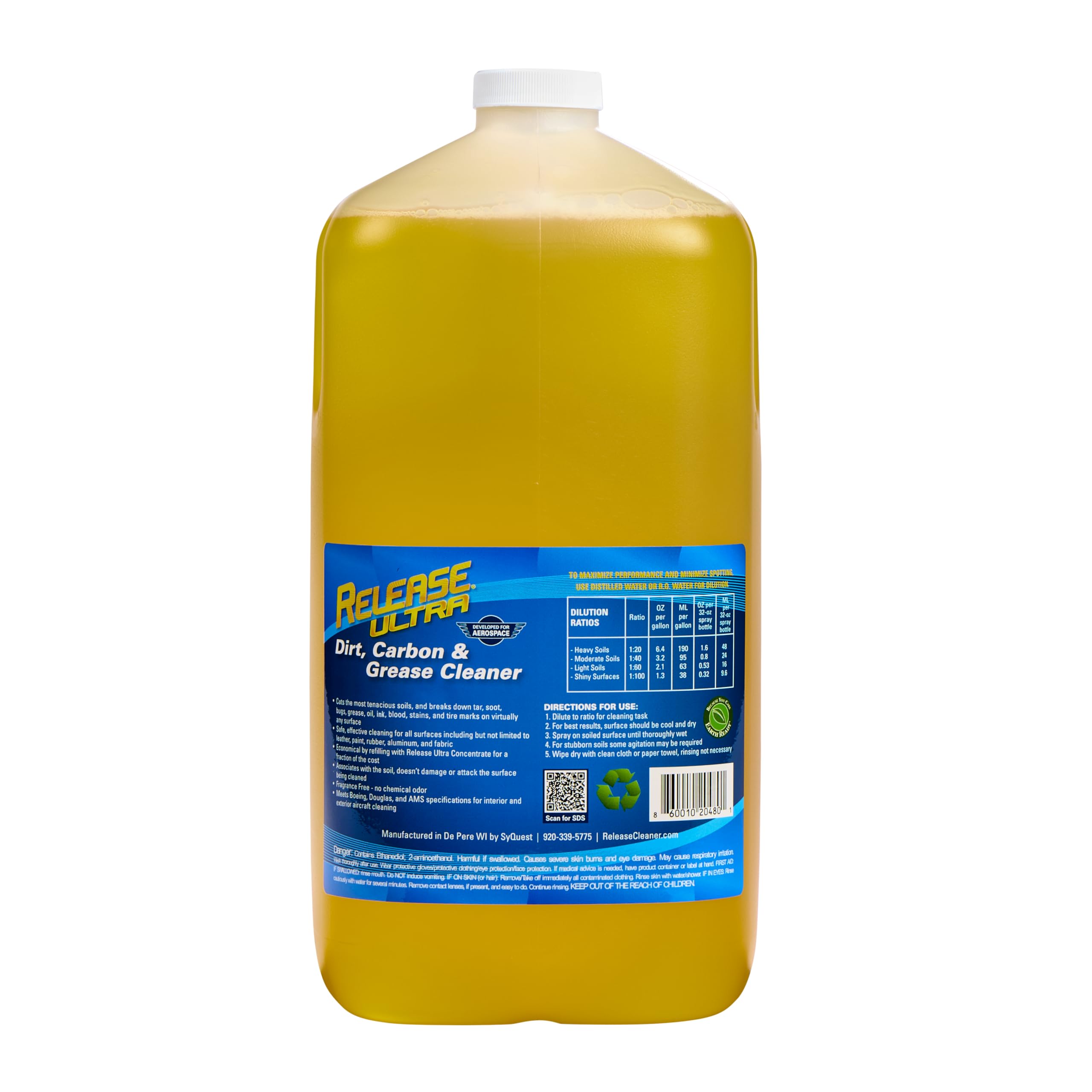 Release Ultra Concentrate All Surface Cleaner & Degreaser, Fragrance Free, No Rinse, Ultra Concentrated, 32 Fl Oz, makes 20 32 oz bottles | Fragrance Free, No Rinse, Ultra Concentrated, Makes 20 32 oz Bottles
