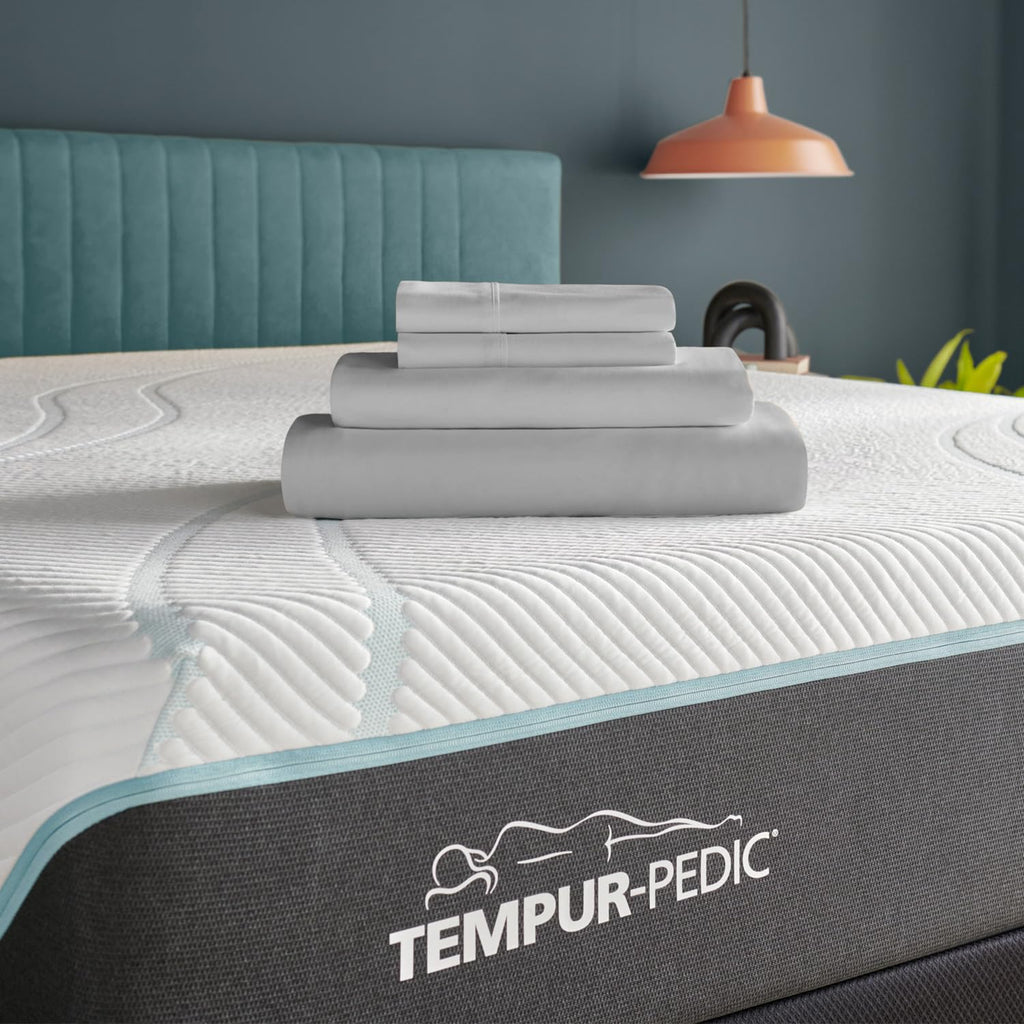 TEMPUR Classic Cotton Sheet Set Cool Gray - Twin
