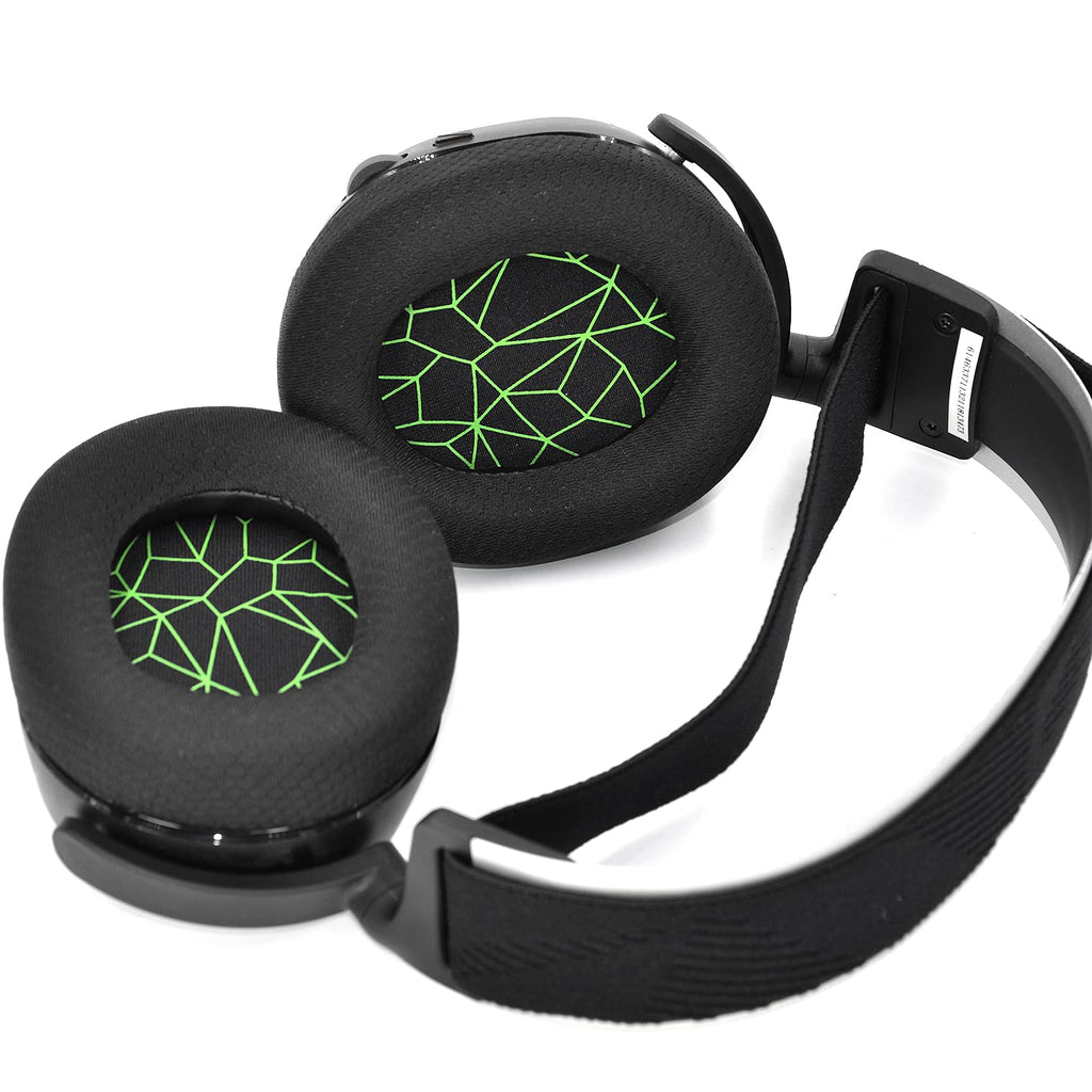 Arctis 3/5 / 7/9 Replacement Black Fabric Ear Pads Cushion Compatible with SteelSeries Arctis 3 / Arctis 5 / Arctis 7 Arctis 9 / Arctis 1 / Arctis pro Lossless Wireless Gaming Headset Headphone