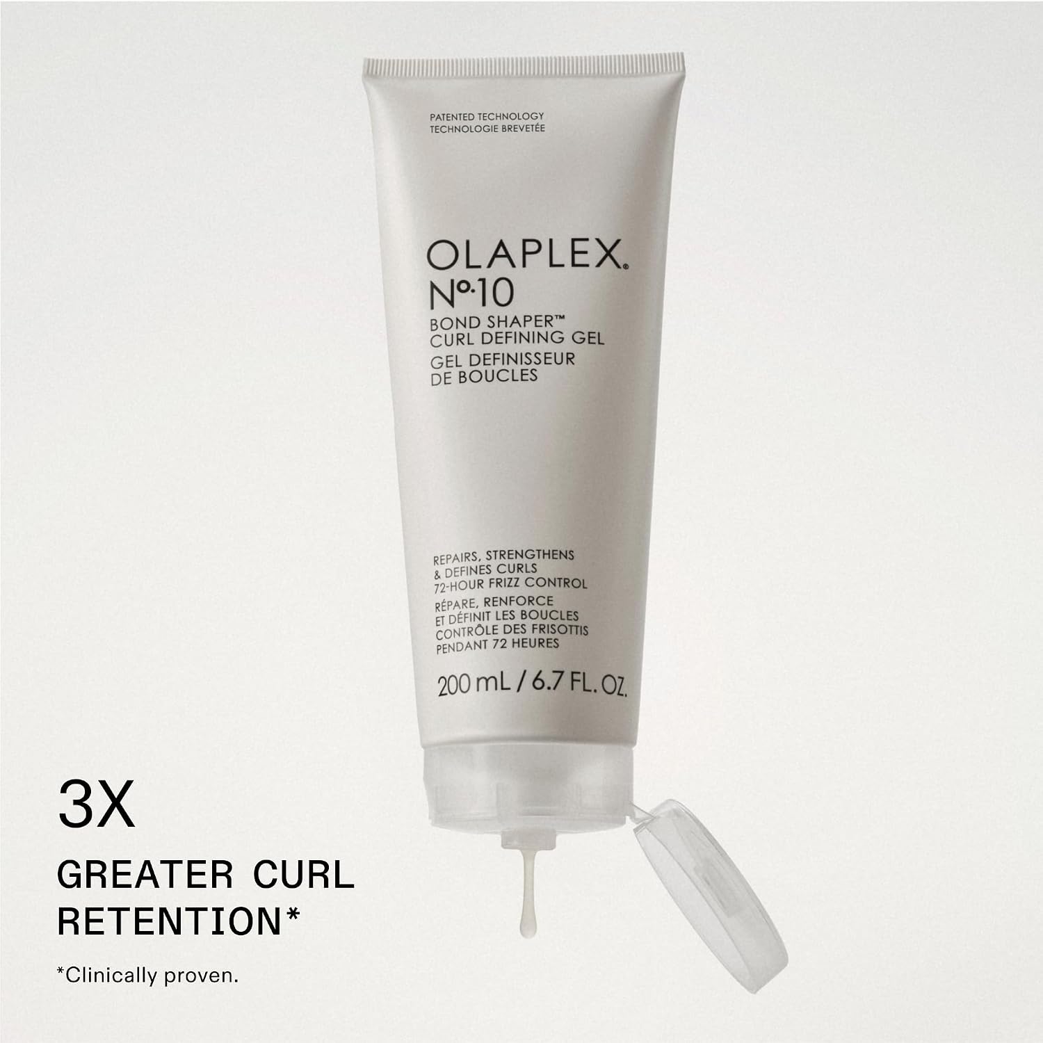 Olaplex Nº.10 Bond Shaper™ Curl Defining Gel: Frizz Smoothing Curl Gel | Hydrates, Detangles & Defines Curls | All Day Hold No Residue | For Coily, Curly, and Wavy, 200 mL/Fl Oz
